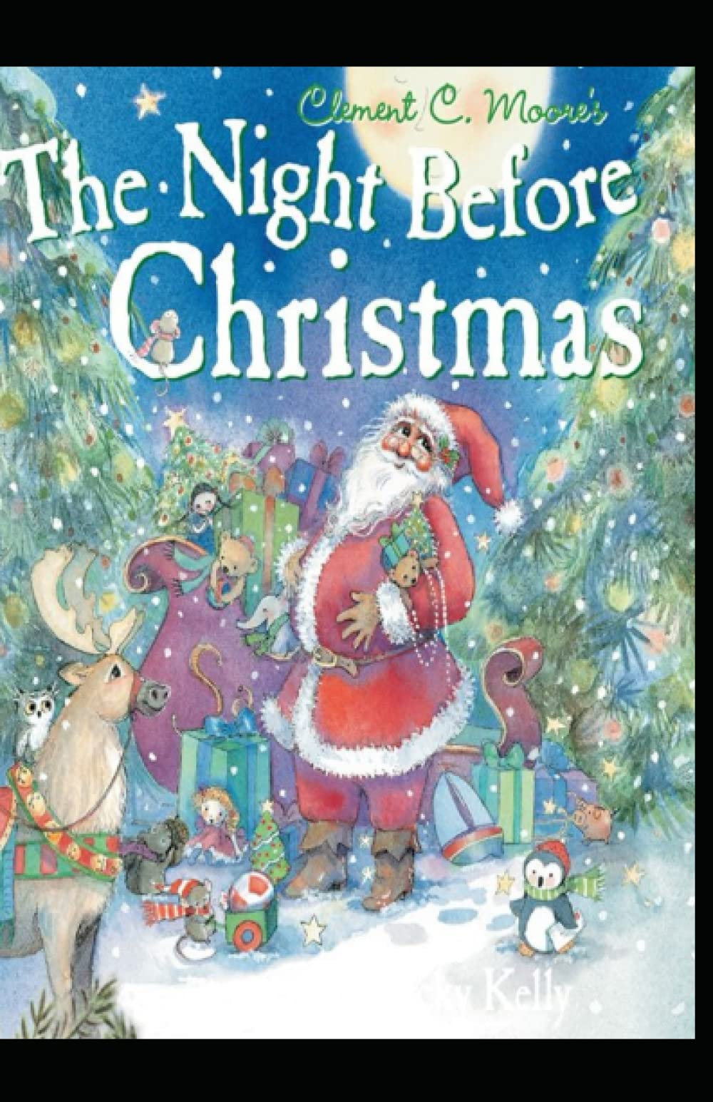 Twas the Night before Christmas Illustrated Edition by Clement Clarke