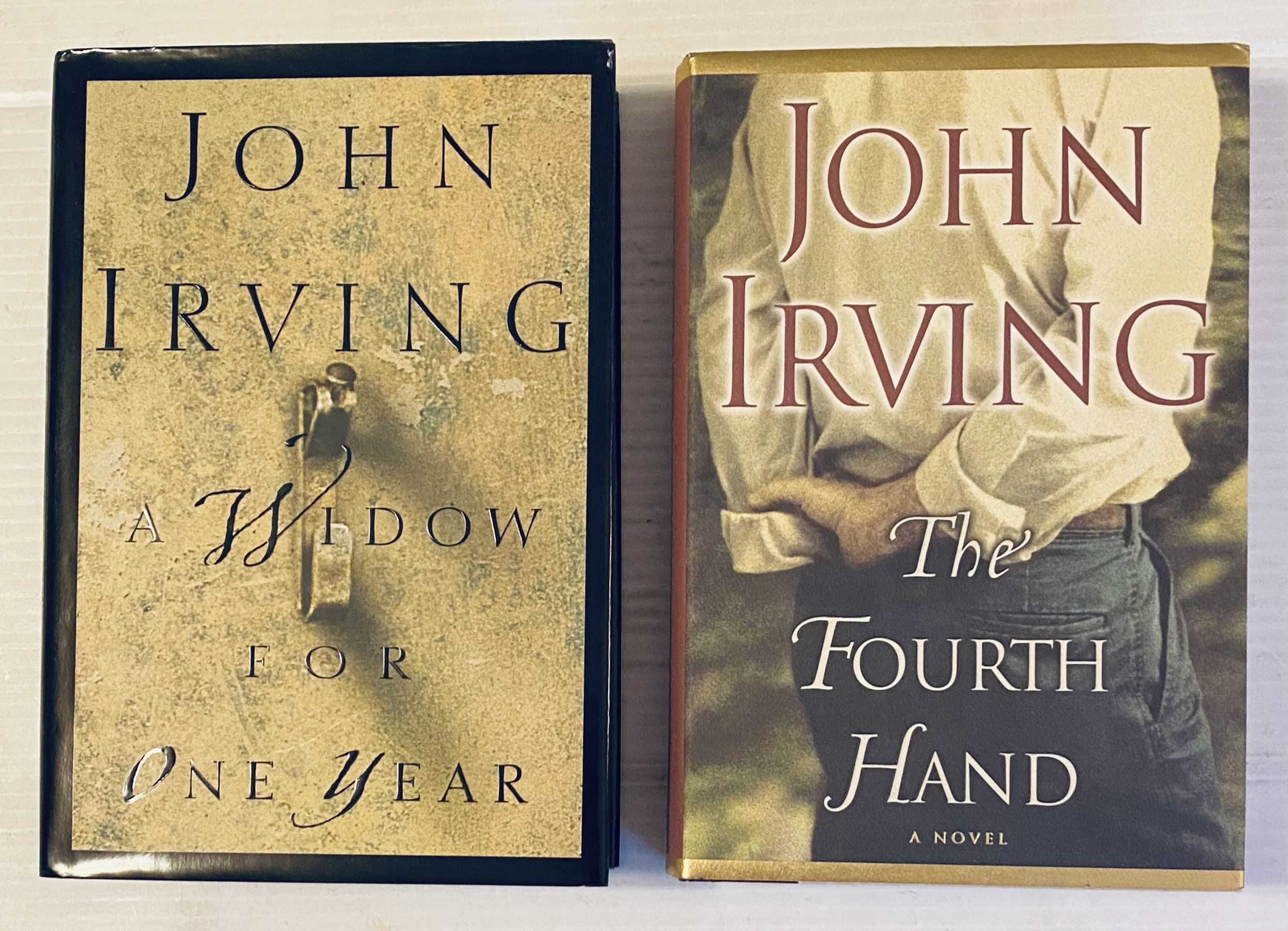 2 John Irving Books 1 A Widow For One Year 2 The Fourth Hand By John 