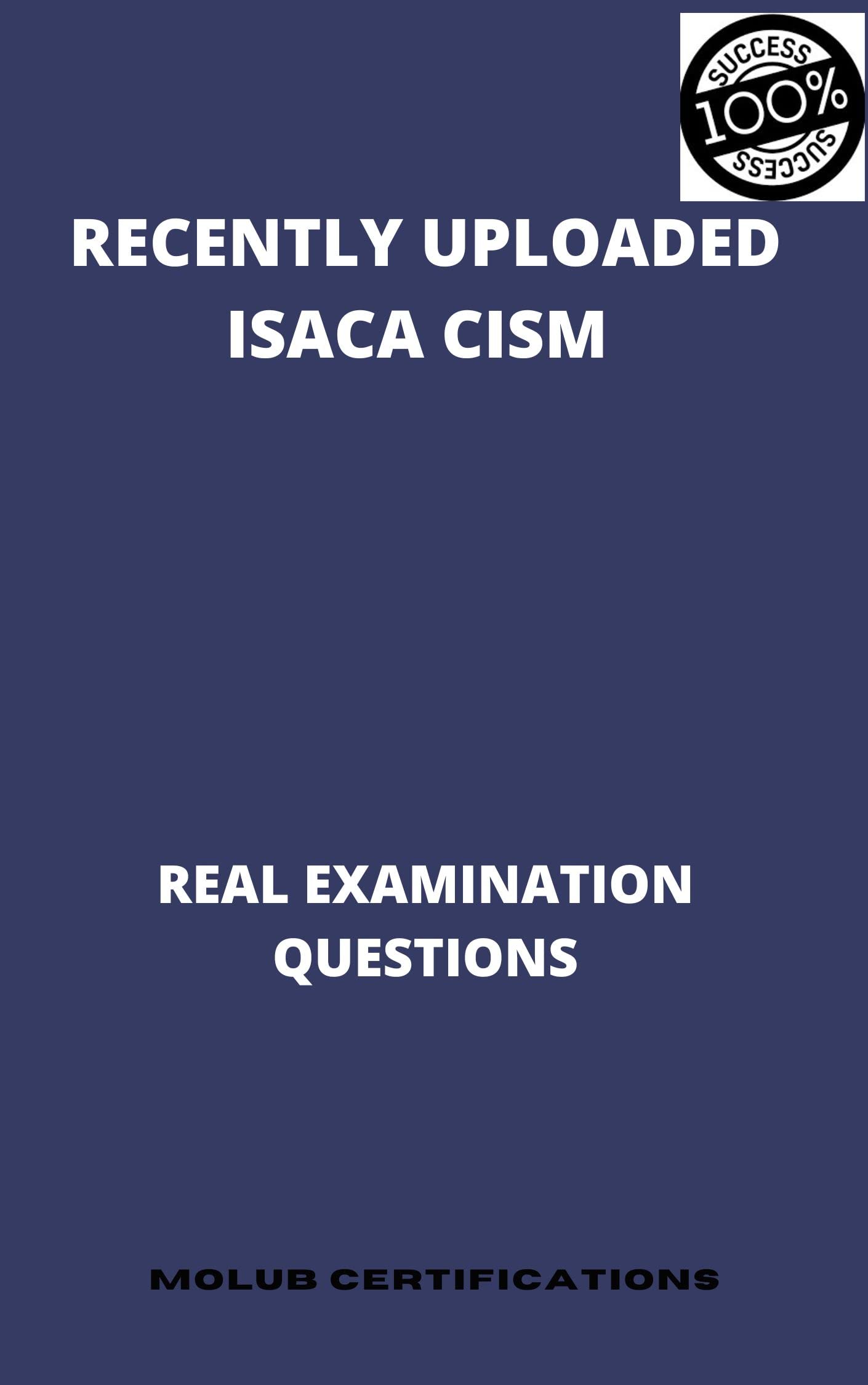 CISM Exam