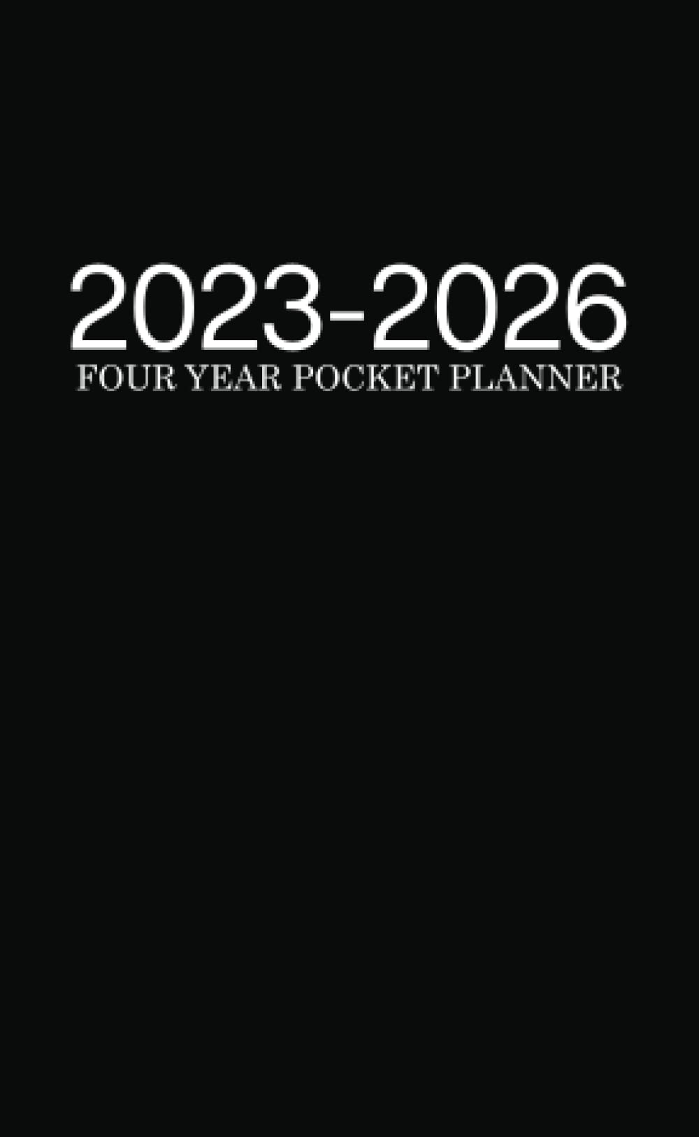 2023 2026 Four Year Pocket Planner 48 Months Agenda Schedule Pocket