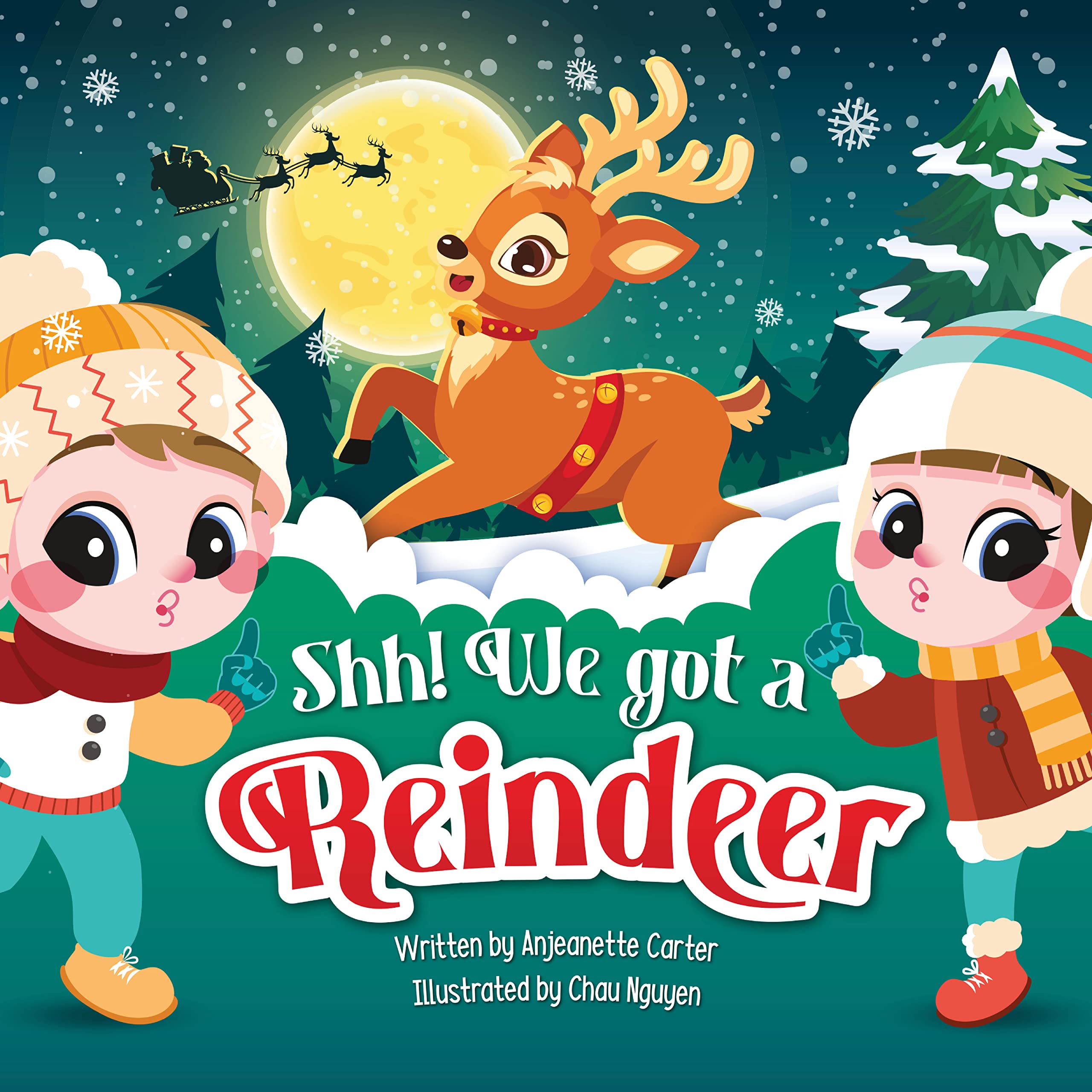 Shh! We got a Reindeer