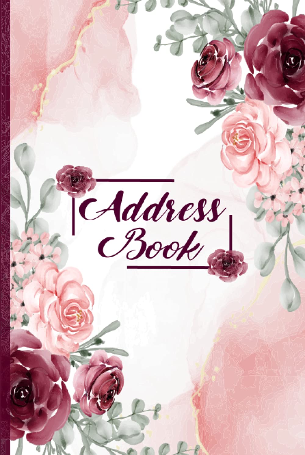 Address Book hardcover address book With Alphabetical Tabs AZ