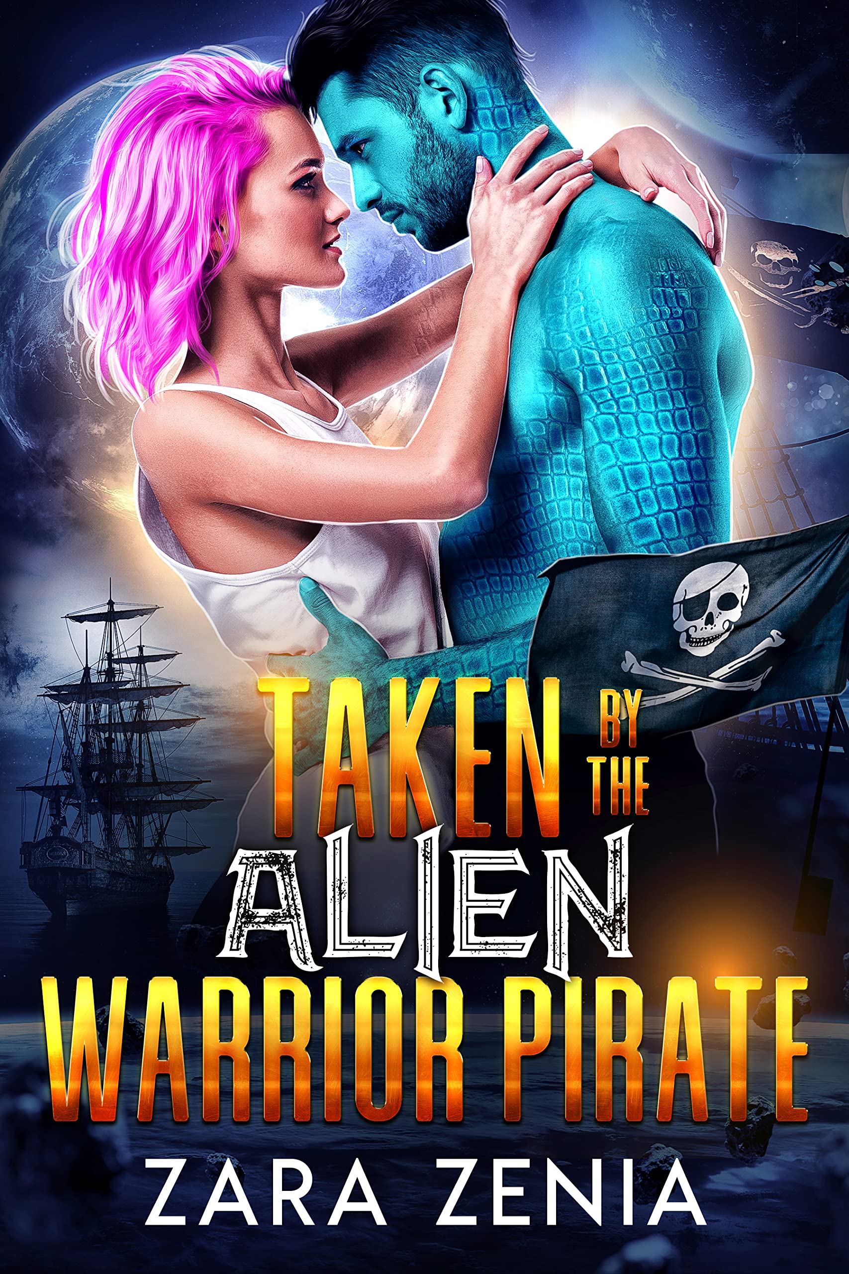 Taken By The Alien Warrior Pirate book cover