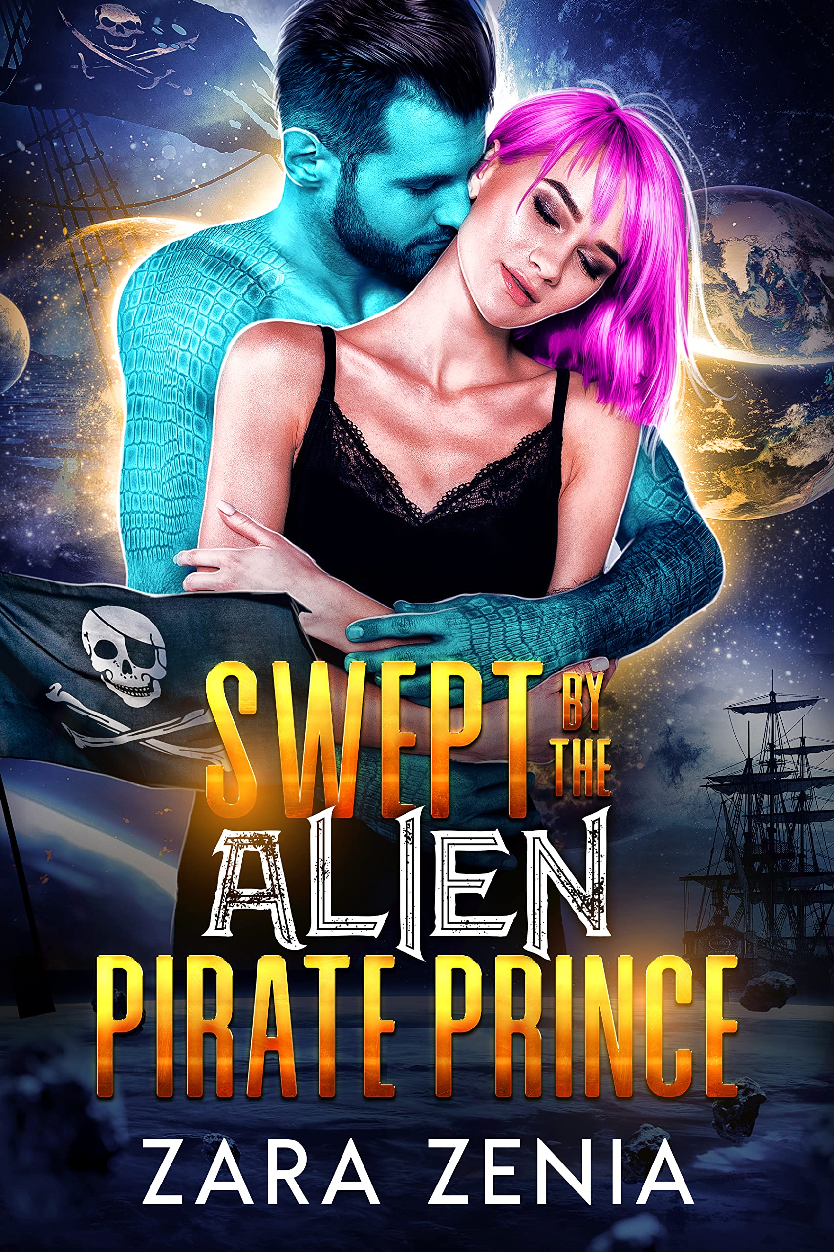 Swept By The Alien Pirate Prince book cover