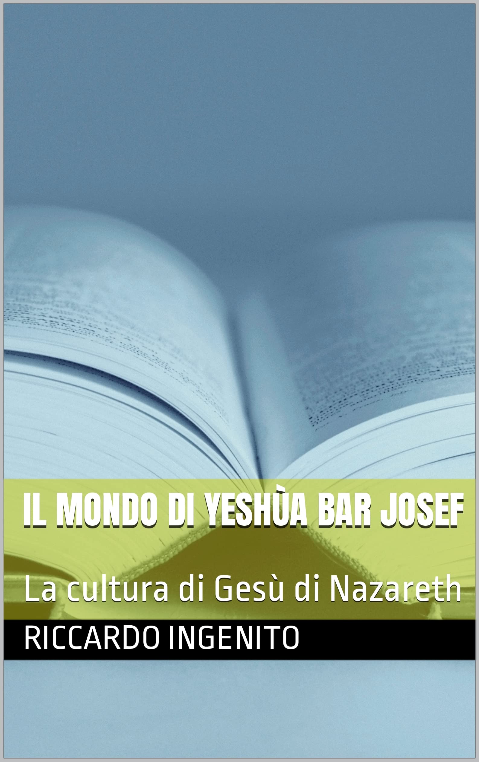 Yeshua Luce Del Mondo - Scialle Preghiera Tallit Messianico 180x52cm Con Borsa