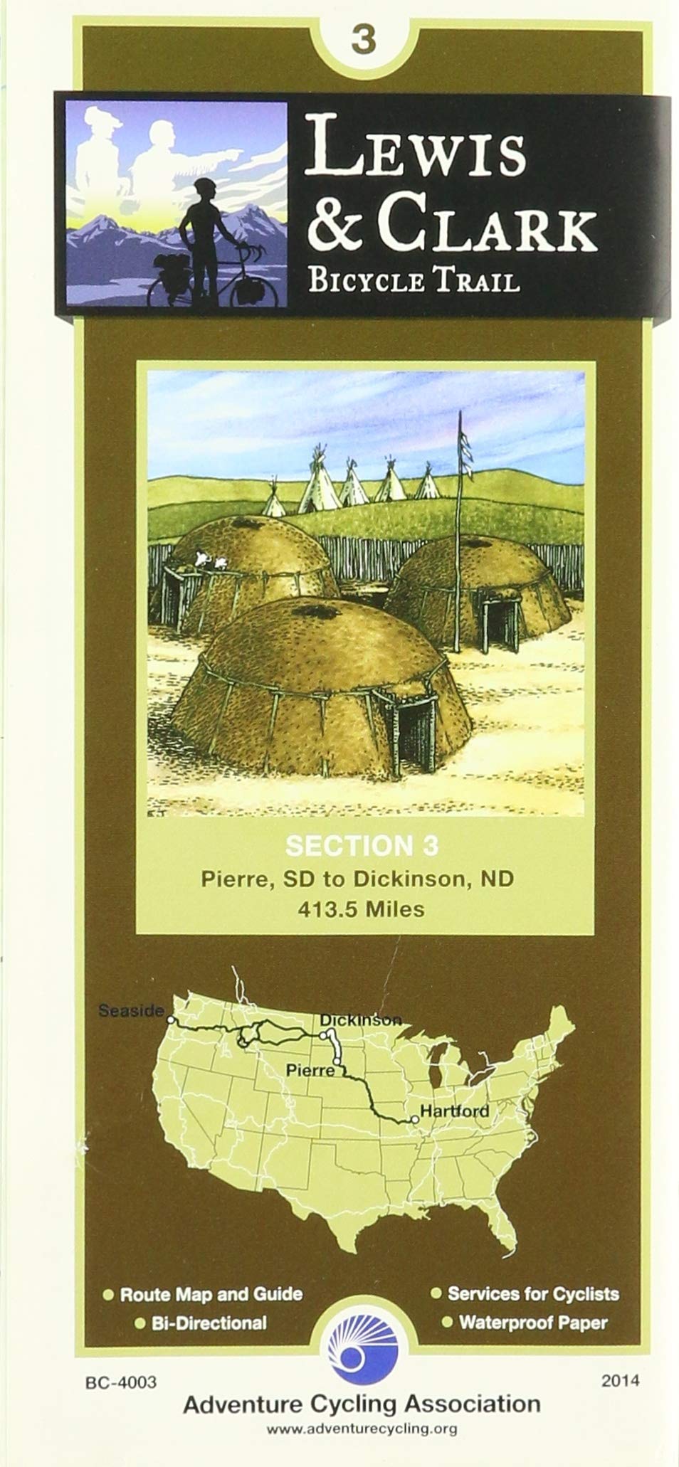 Lewis & Clark Bicycle Trail 3 Pierre, South Dakota Dickinson
