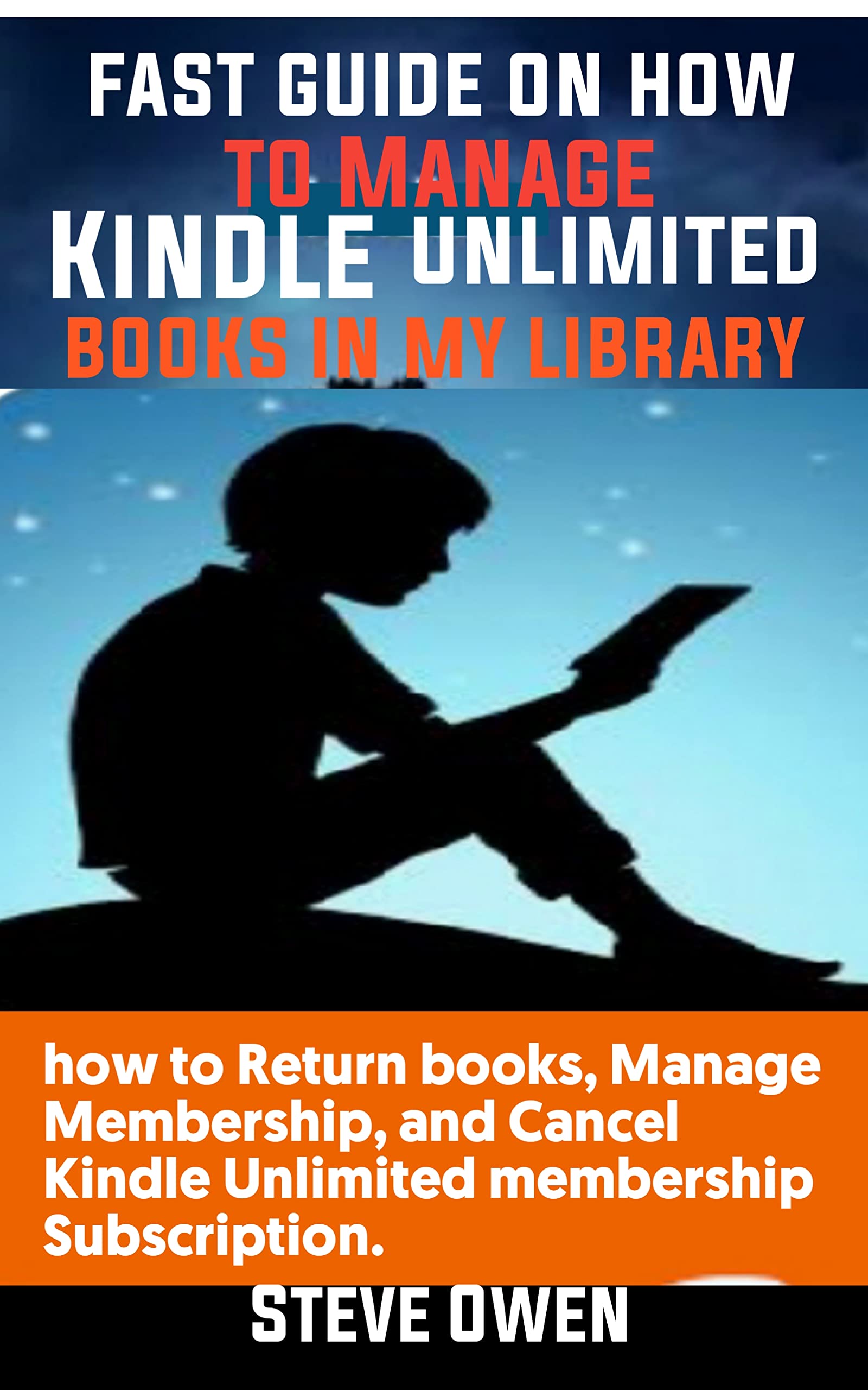 FAST GUDE ON HOW TO MANAGE KINDLE UNLIMITED BOOKS IN MY LIBRARY How to Return Books, Manage