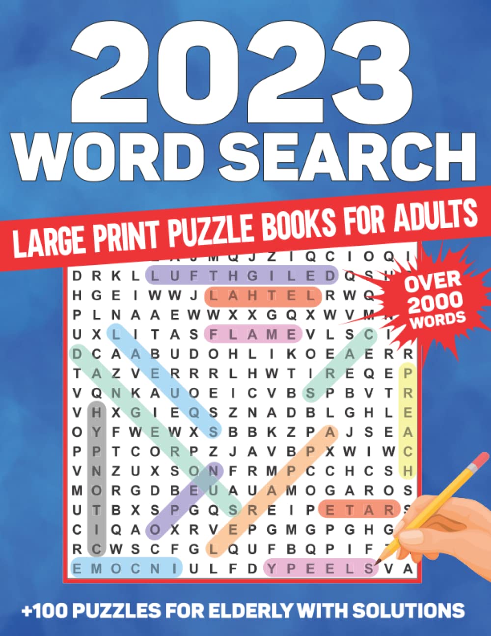 2023 Word Search Large Print Puzzle Books for Adults Large Print Word