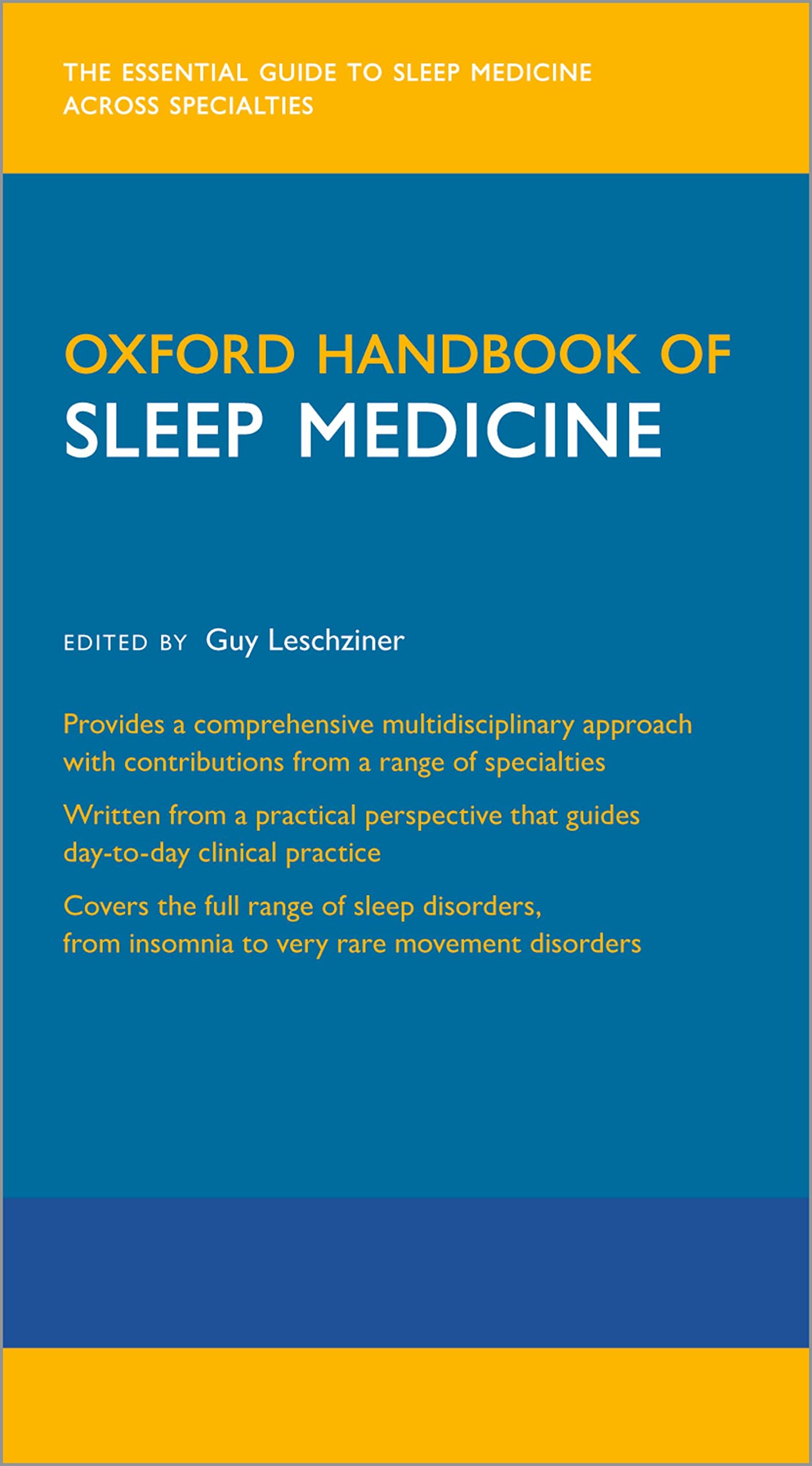 Oxford Handbook of Sleep Medicine book cover