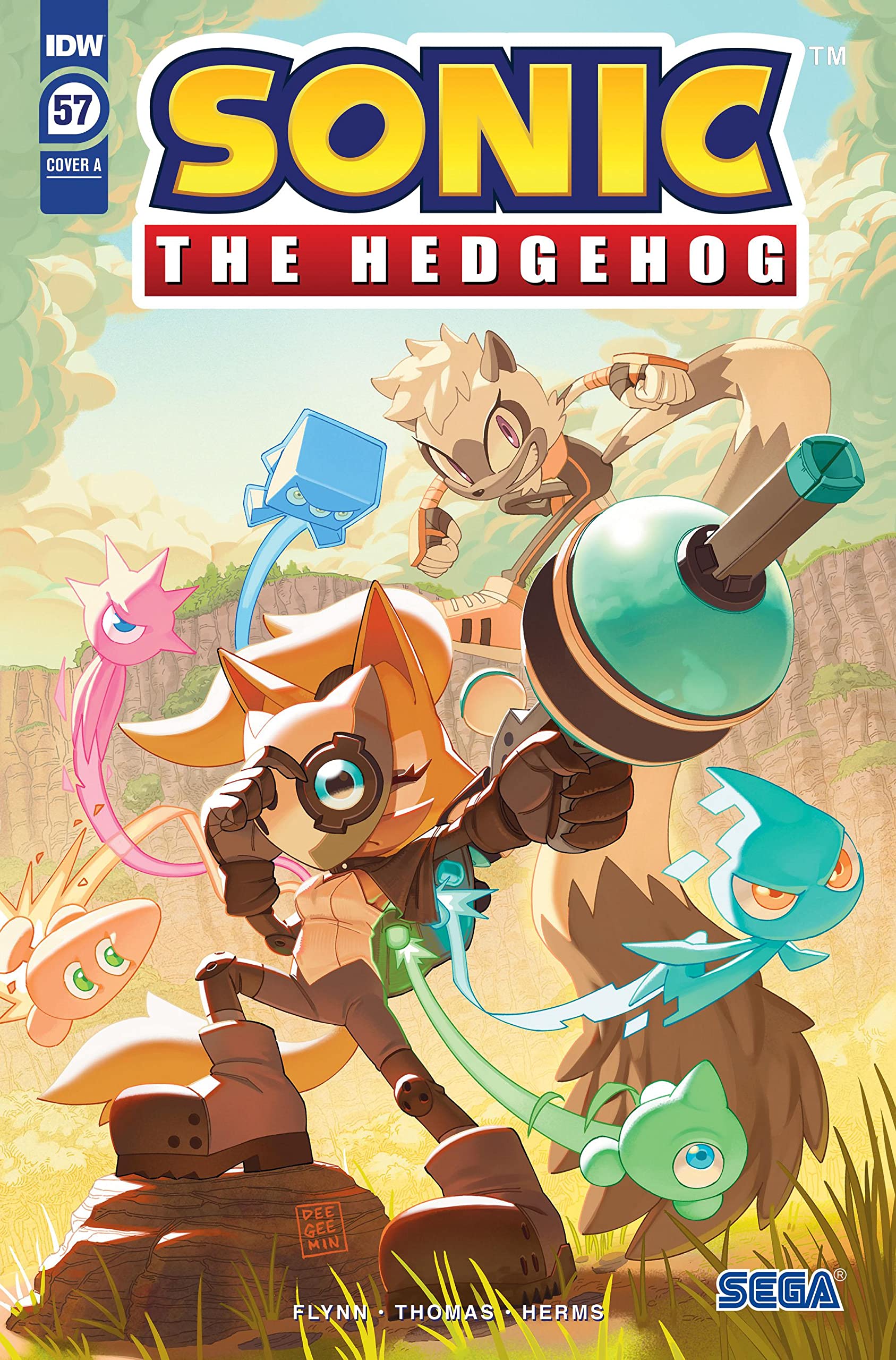 Sonic The Hedgehog (2018-) #57 book cover