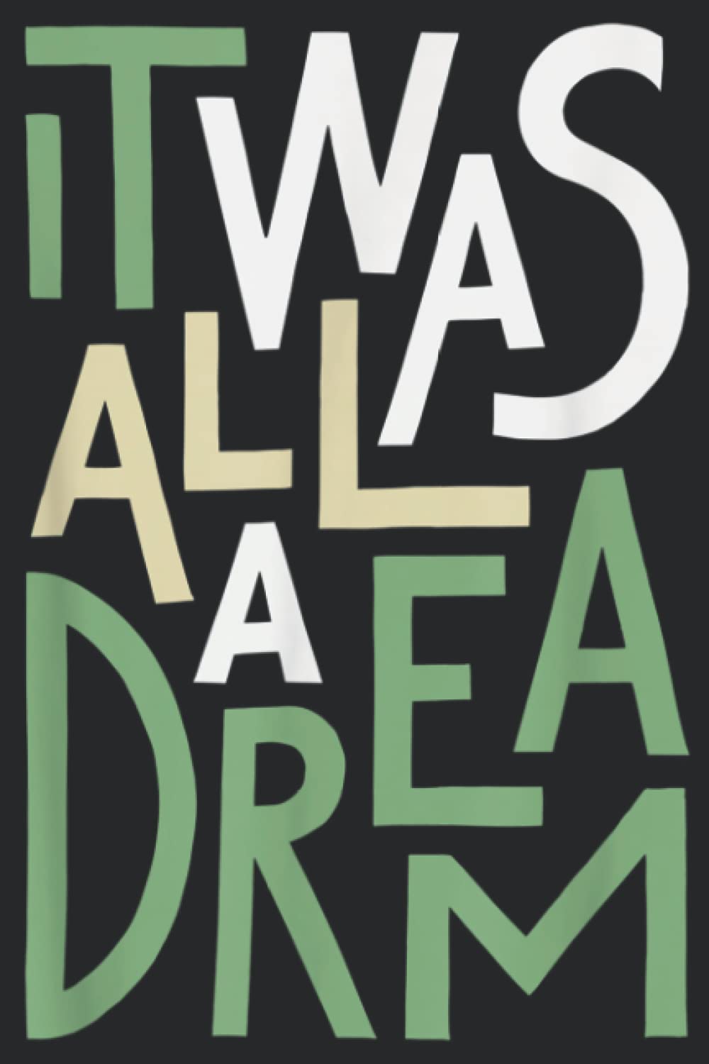 Biggie Smalls It Was All A Dream Plain Lined Journal Notebook, 120