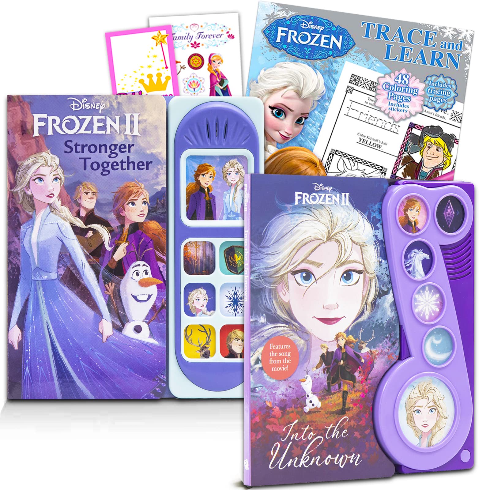 Disney Frozen Sound Books for Toddlers Bundle with 2 Frozen