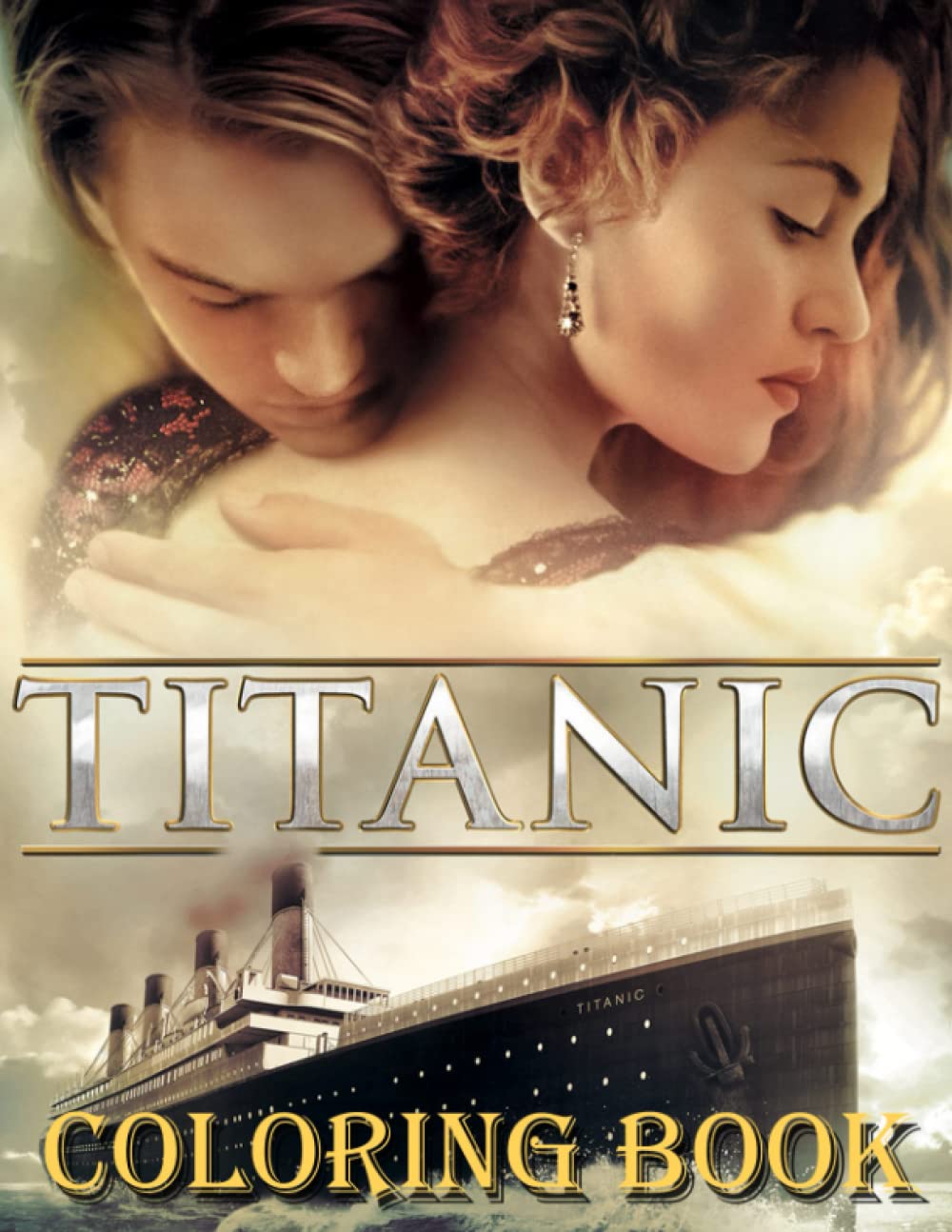 Titanic Coloring Book: Books For Anxiety Adults, Boys, Girls by Lennart ...
