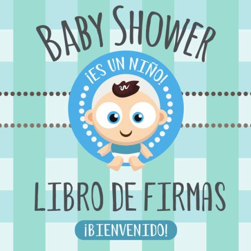 Baby Shower Libro de Firmas ¡Es un Niño! Libro de Invitados Para