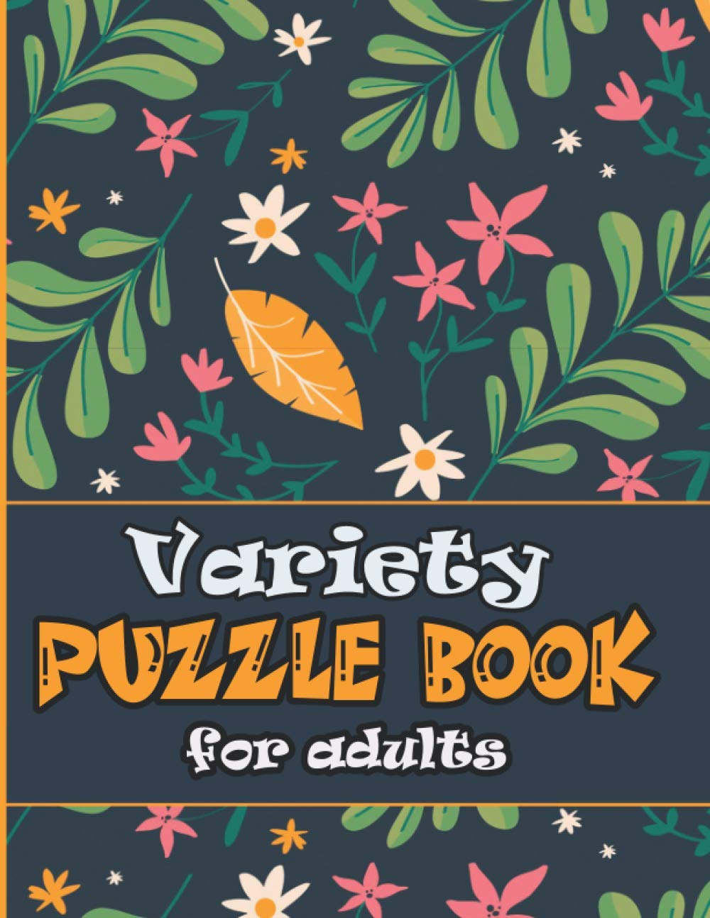 Variety Puzzle Book for adults large print Puzzle book mixed