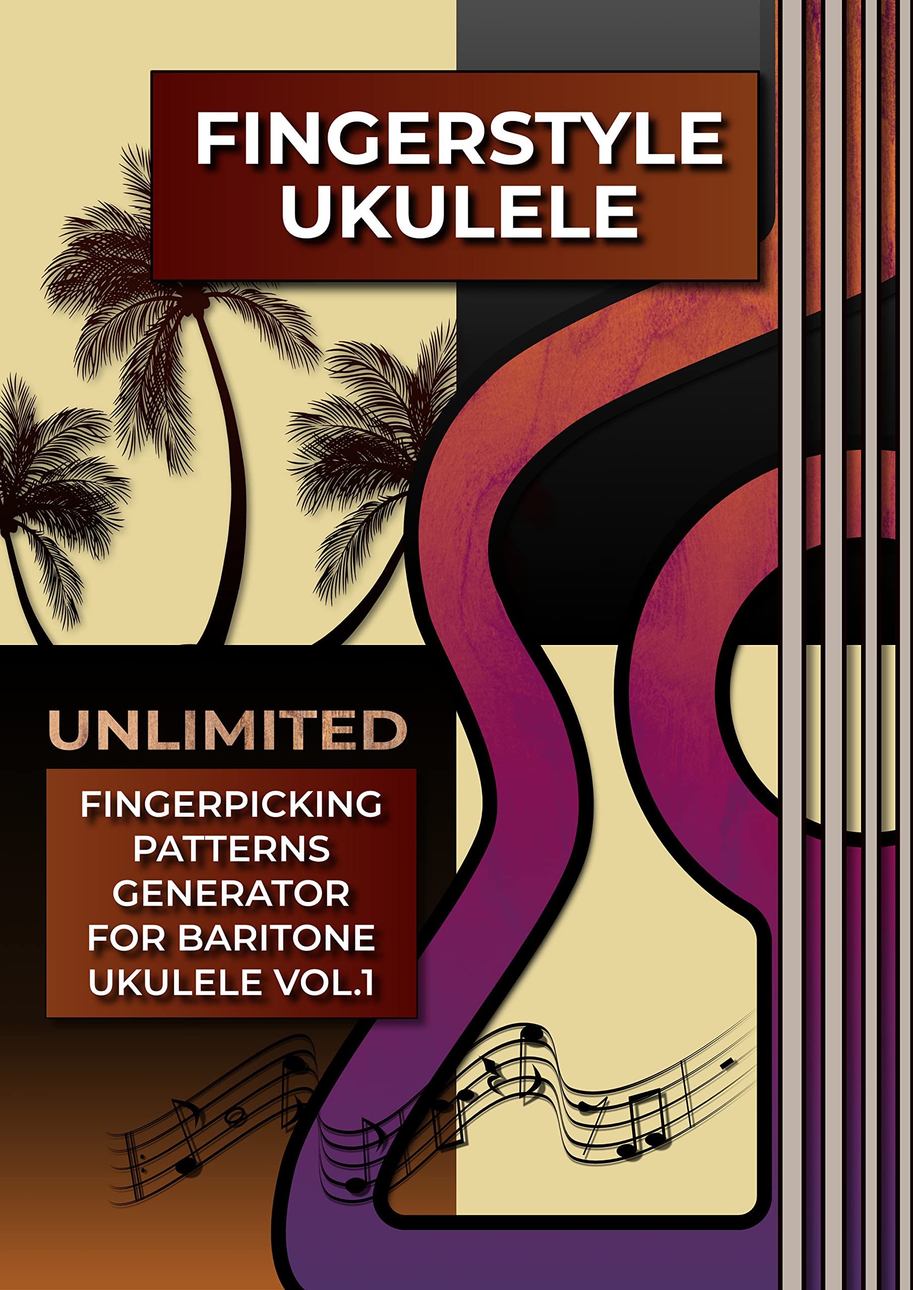 Fingerstyle Ukulele. Unlimited Fingerpicking Patterns Generator For
