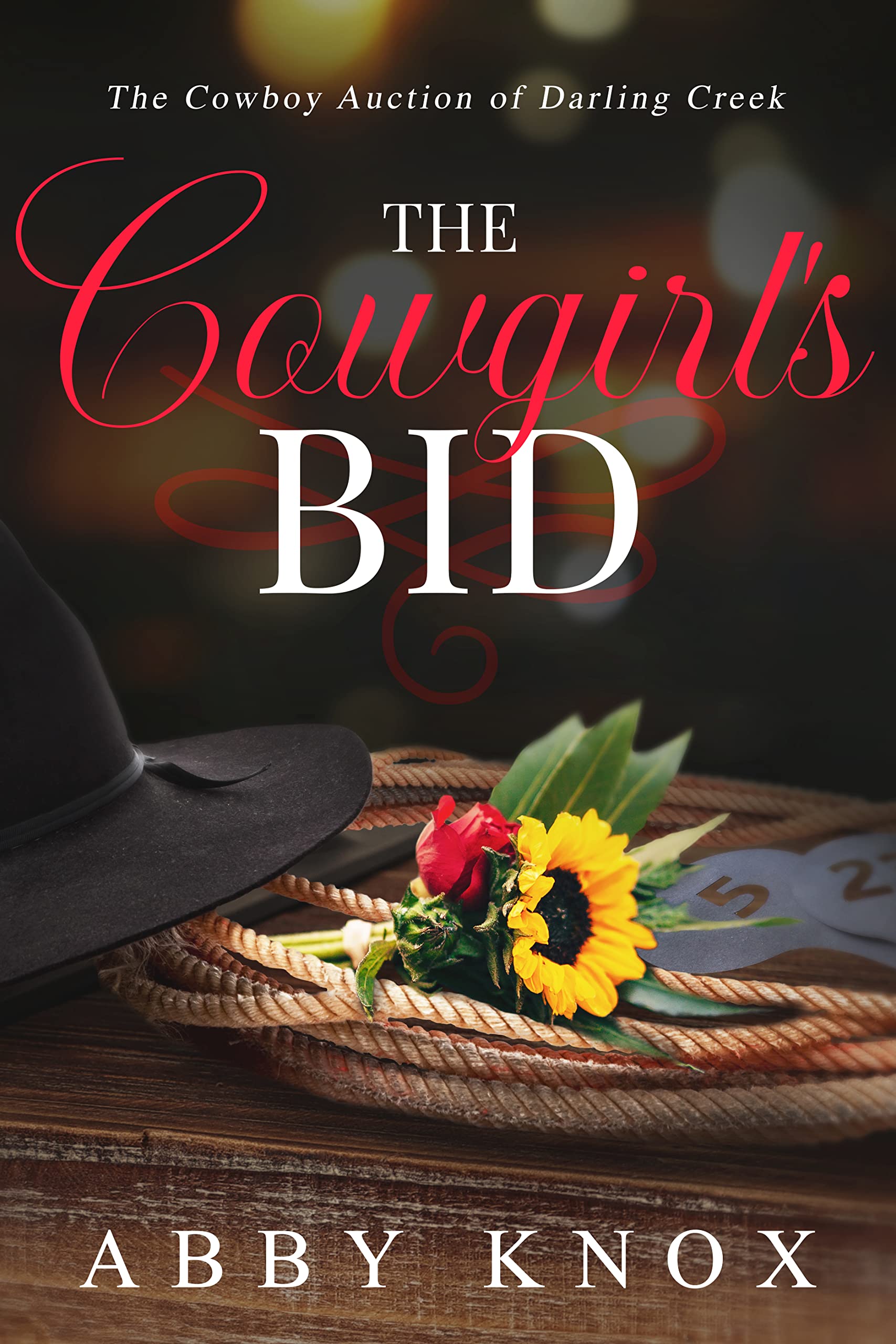 The Cowboy Auction of Darling Creek book cover 1