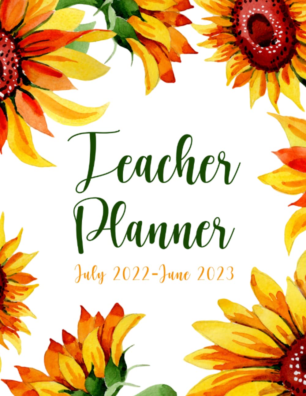 Teacher Planner July 2022June 2023 Lesson Planner Large Weekly and
