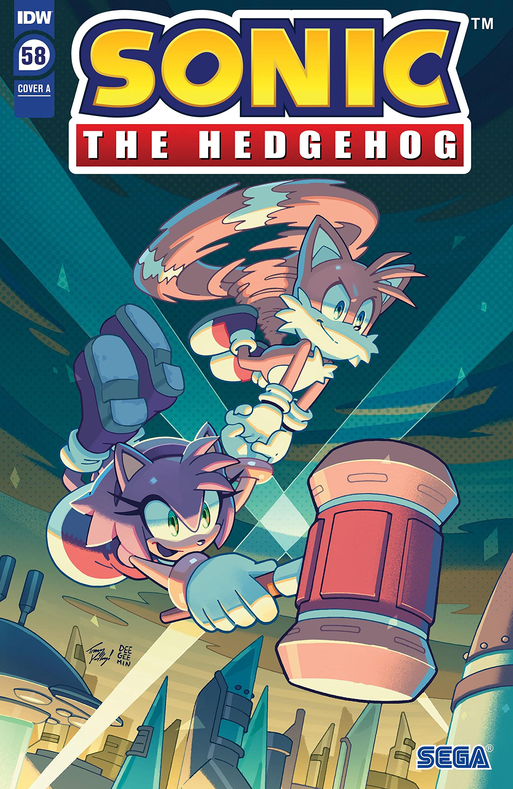 Sonic The Hedgehog (2018-) #58 book cover