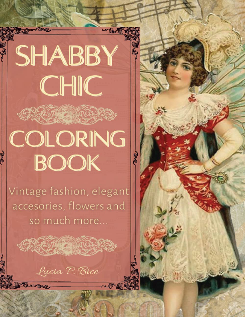 Shabby Chic Coloring Book Fashion Makeup And Flowers Coloring Book shabby-chic-coloring-book-fashion-makeup-and-flowers-coloring-book