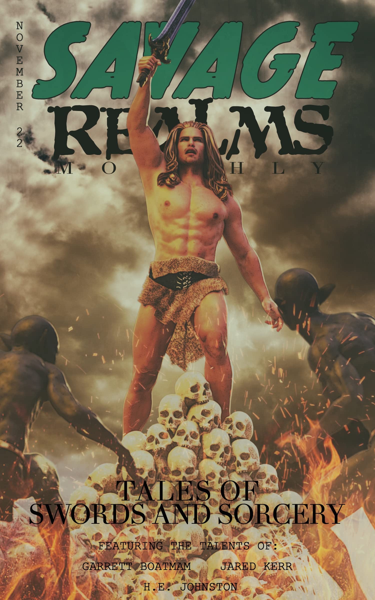 Savage Realms Monthly, November 2022 book cover