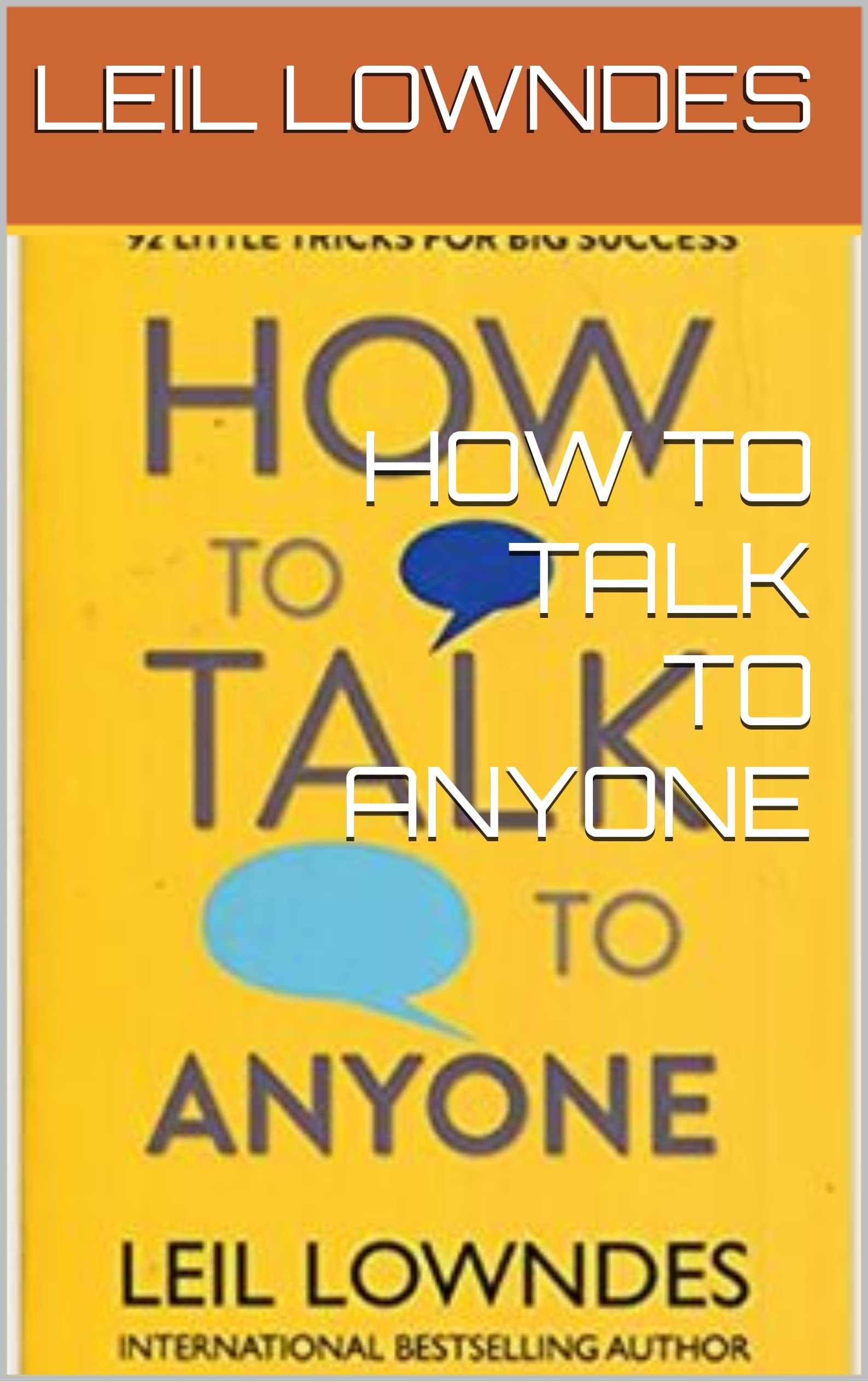 HOW TO TALK TO ANYONE book cover