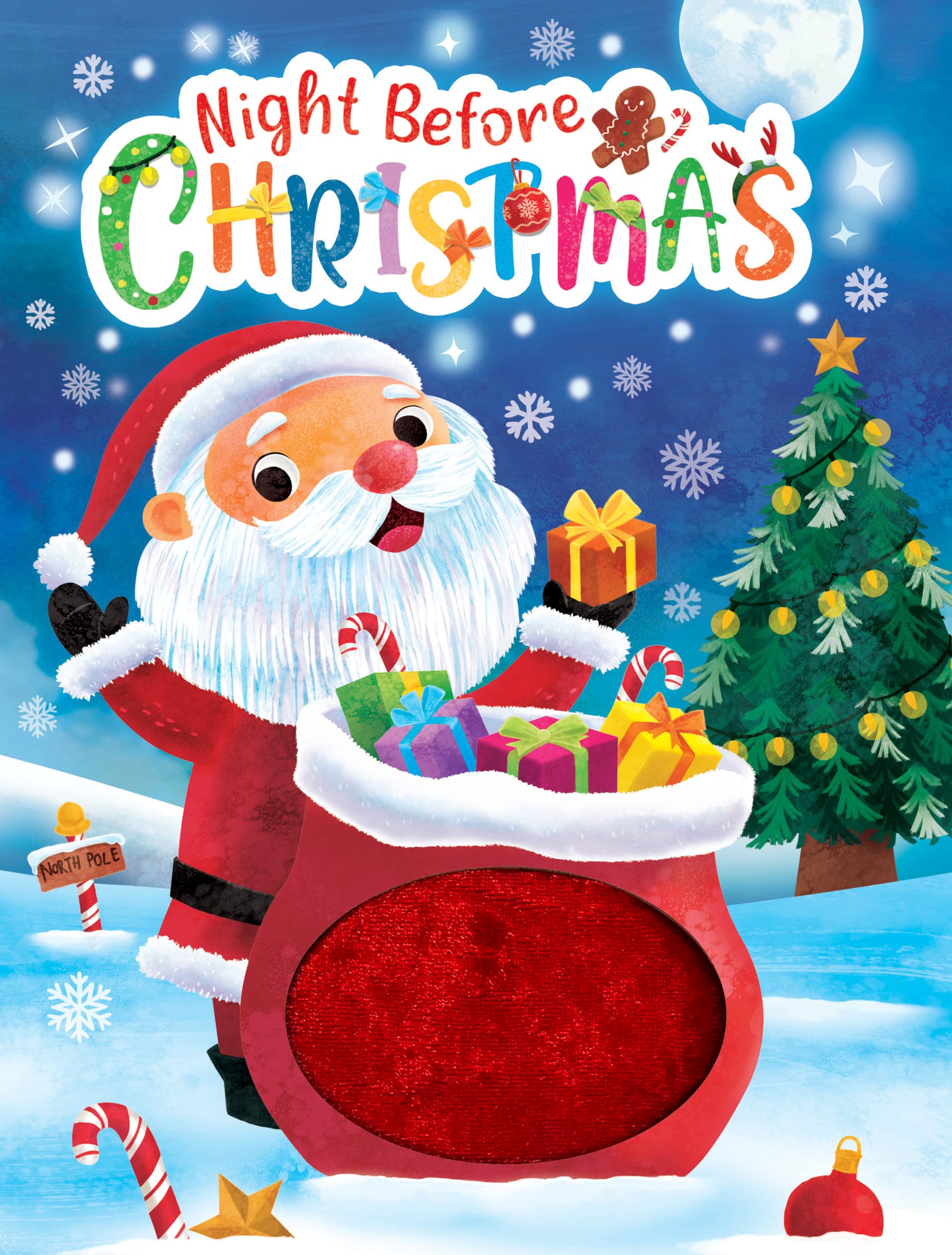 Night Before Christmas Children's Touch and Feel Holiday Storybook