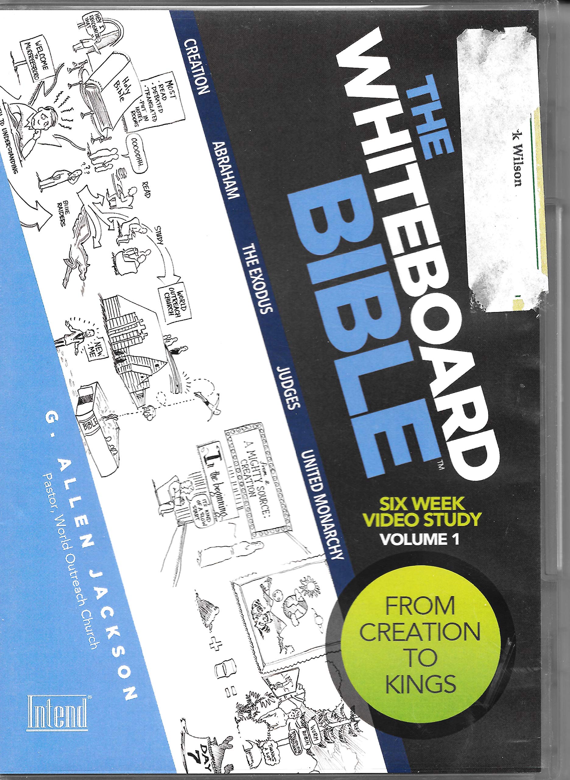 The Whiteboard Bible Small Group DVD Volume 1 From Creation to Kings