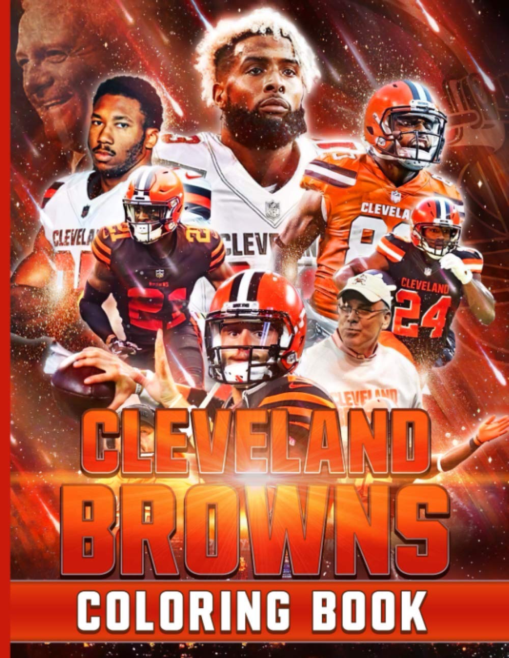 Cleveland Browns Coloring Book Cover