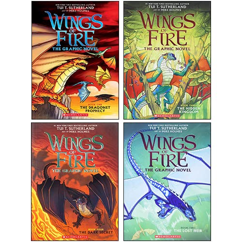 Wings of Fire Graphix Paperback 4 Books Box Set By Tui T. Sutherland