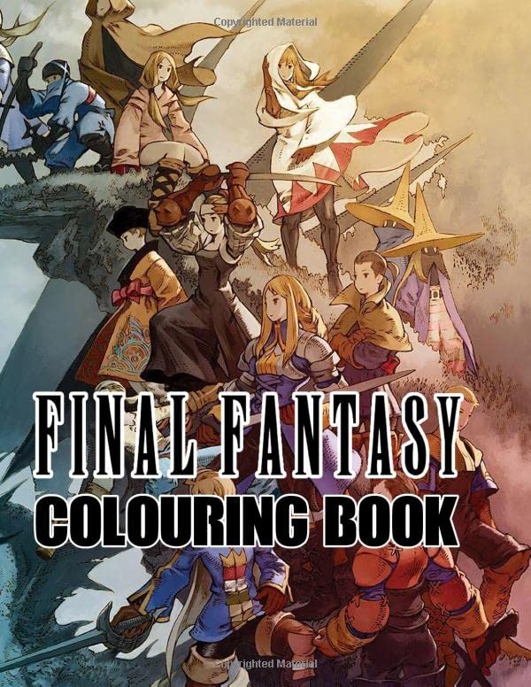 Final Fantasy Colouring Book The ultimate colouring book for Final