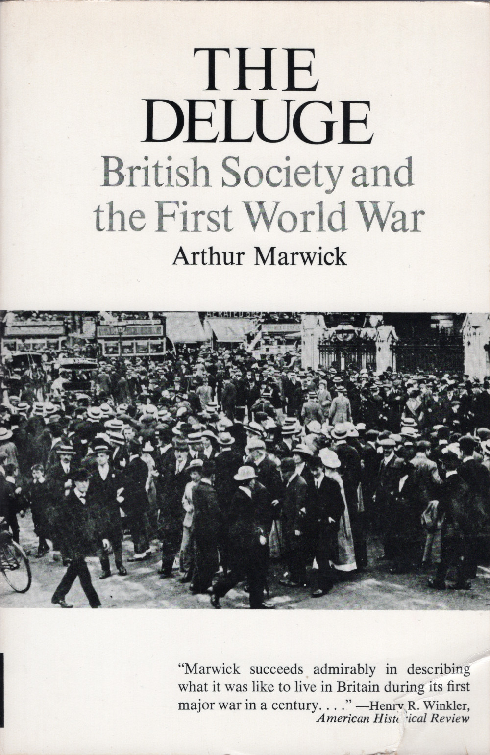 The Deluge: British Society and the First World War