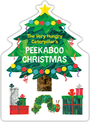 The Very Hungry Caterpillar's Peekaboo Christmas book cover