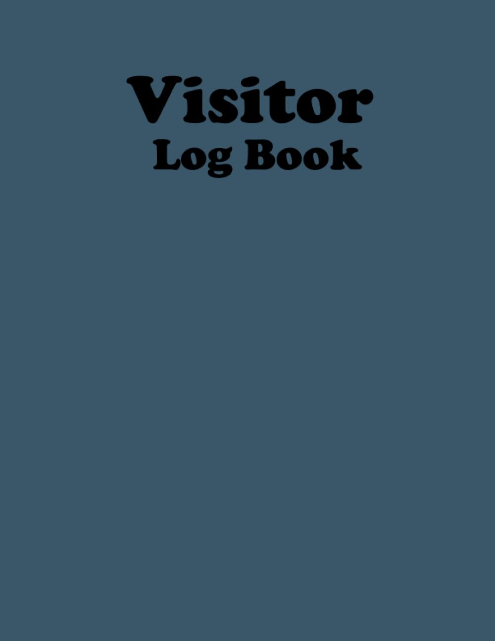 Visitor Log Book Visitor Register Book to Register office guests