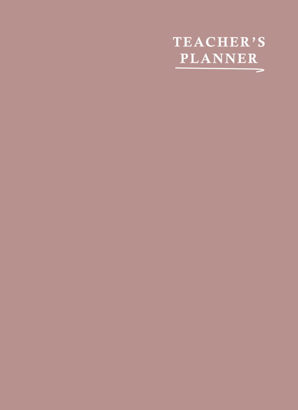 Teacher Planner A4 Week to View Academic Plan Diary Up to 7 Lessons