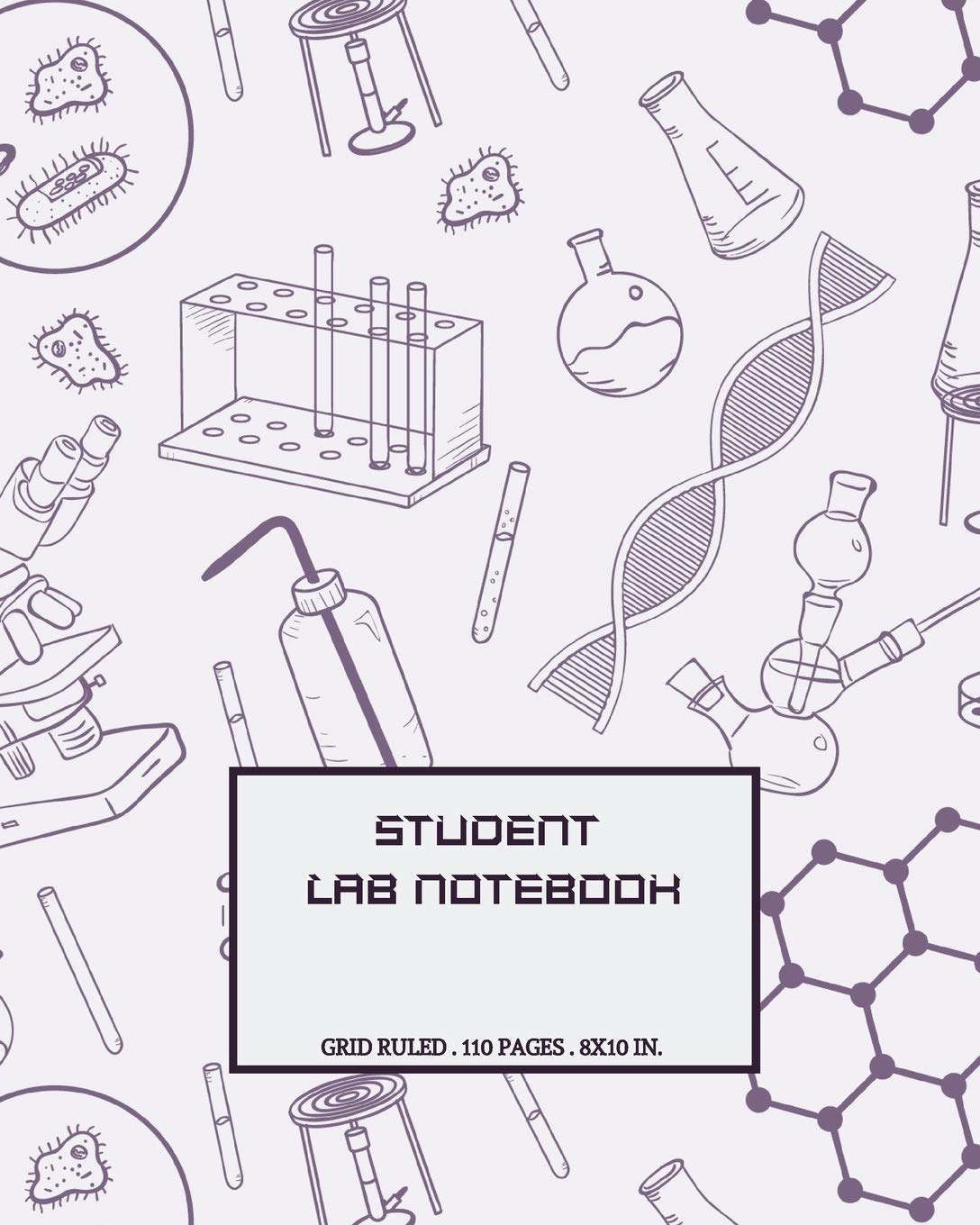 Student Lab Notebook Lab Journal for Scientific Experiment Science