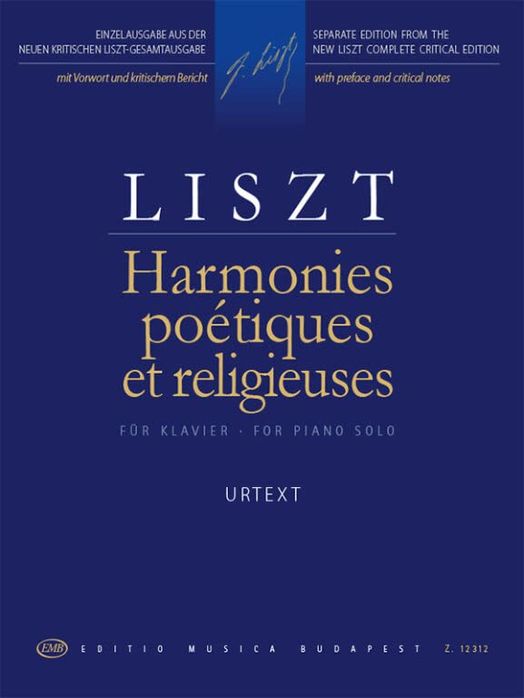Harmonies Poetiques et Religieuses (Piano) by Liszt Ferenc Goodreads