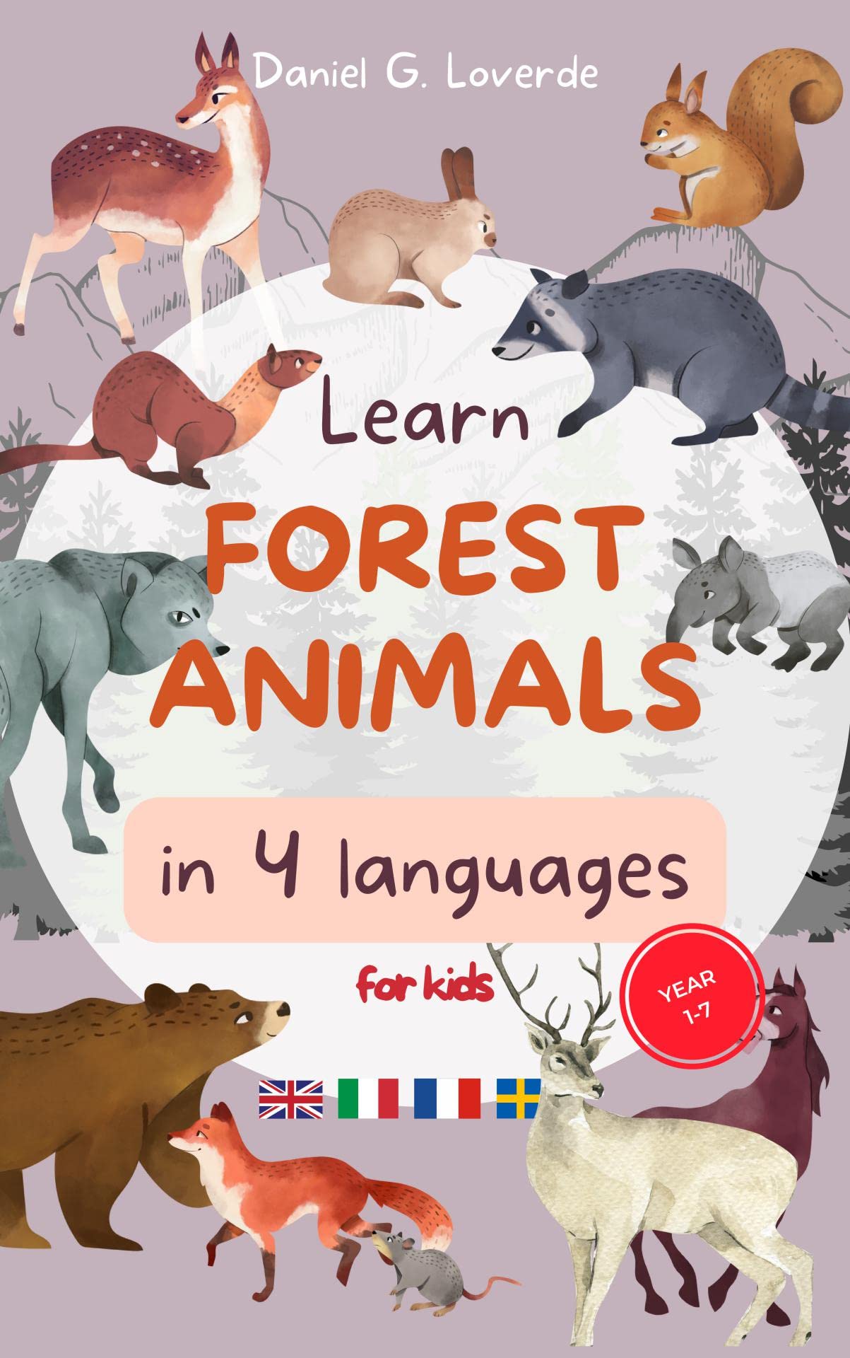 Learn Forest Animals in 4 languages Animals, Languages, Multilingual