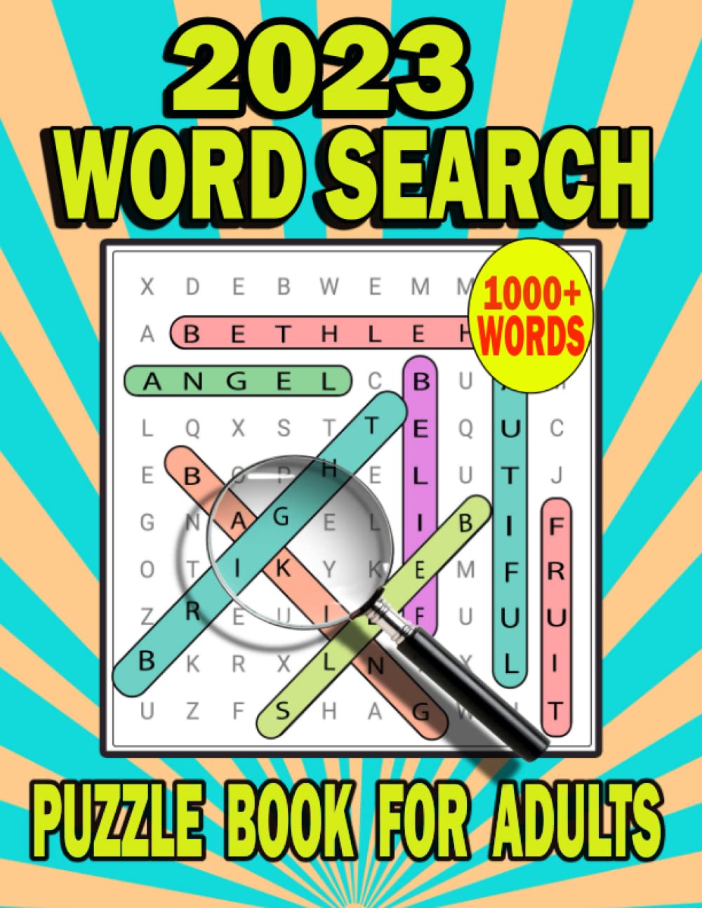 2023 Word Search Puzzle Book For Adults 2023 Large Print Word Find100