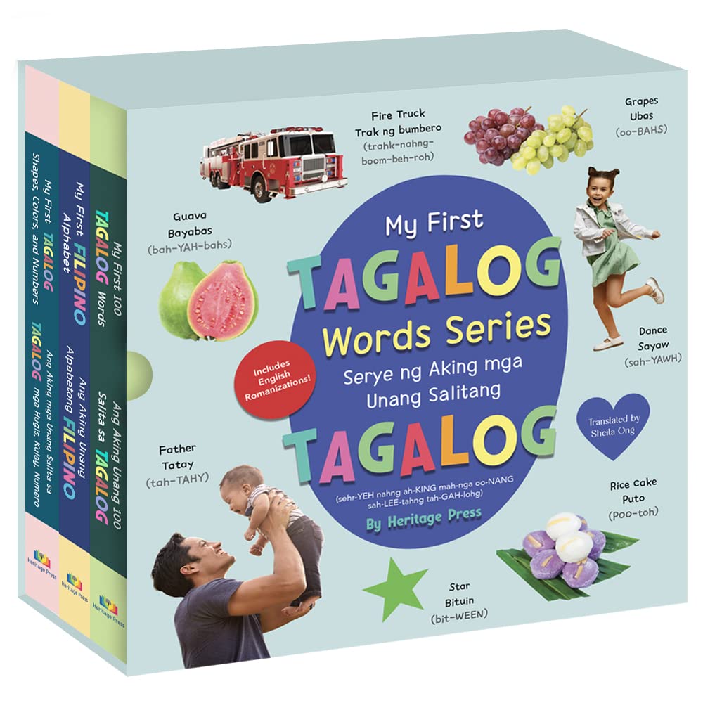 My First Tagalog Series Set of 3 Board Books A Child's First