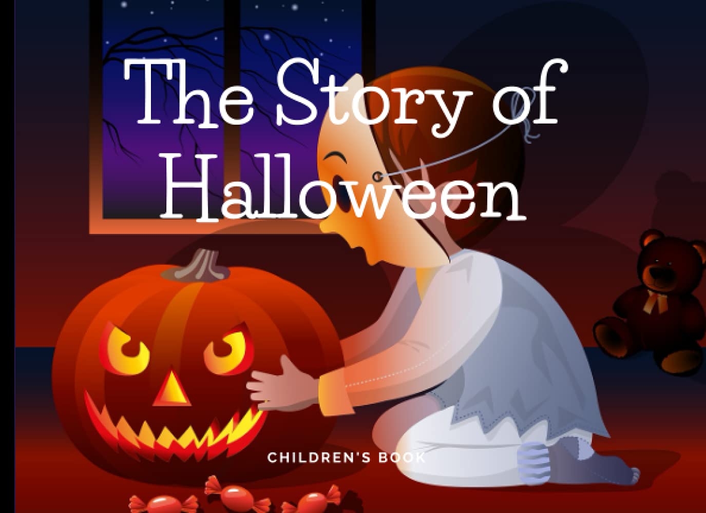 The Story of Halloween Children's Book Beautifully Illustrated. Large