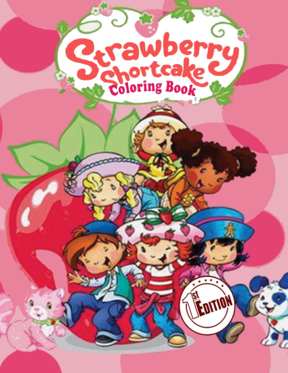 Strawberry Shortcake Coloring Book: 119 page with 60 designs jumbo pack ...