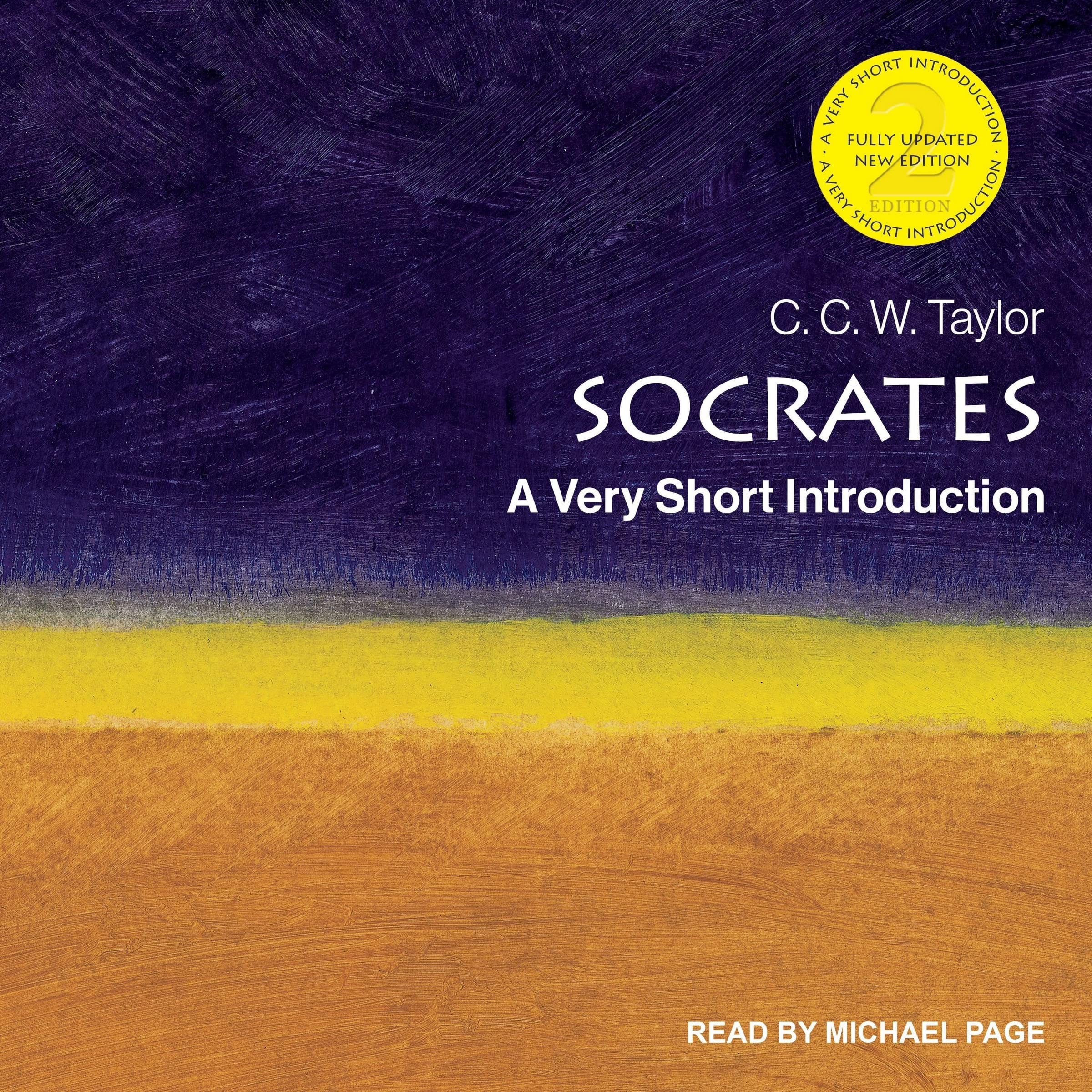 Socrates: A Very Short Introduction, 2nd Edition by C.C.W. Taylor ...