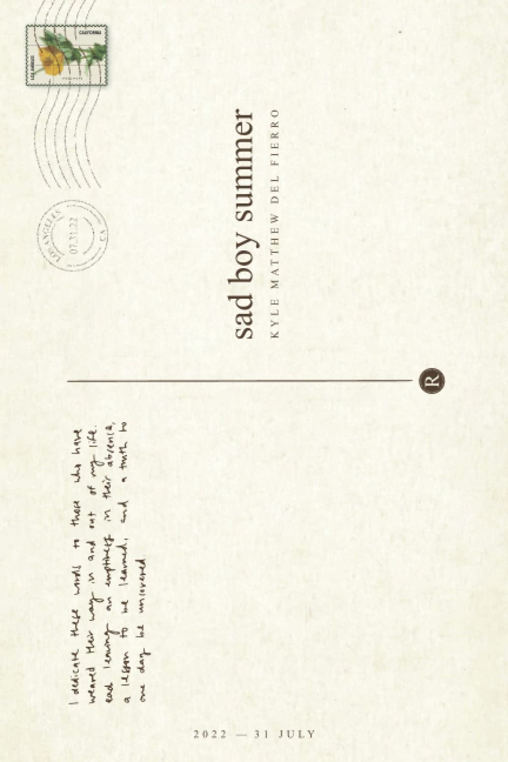 Sad Boy Summer by Kyle Matthew Del Fierro Goodreads