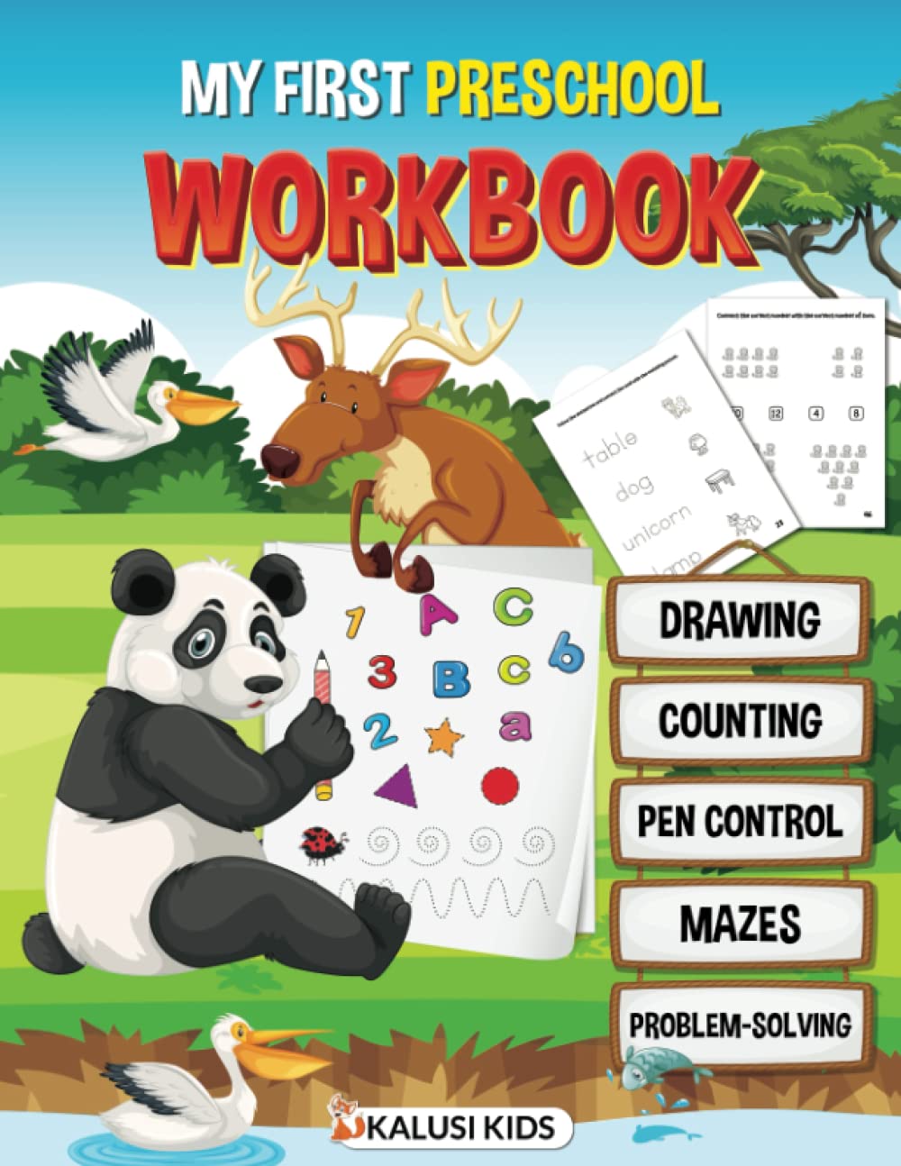 My First Preschool workbook Let’s learn School Skills! Creative