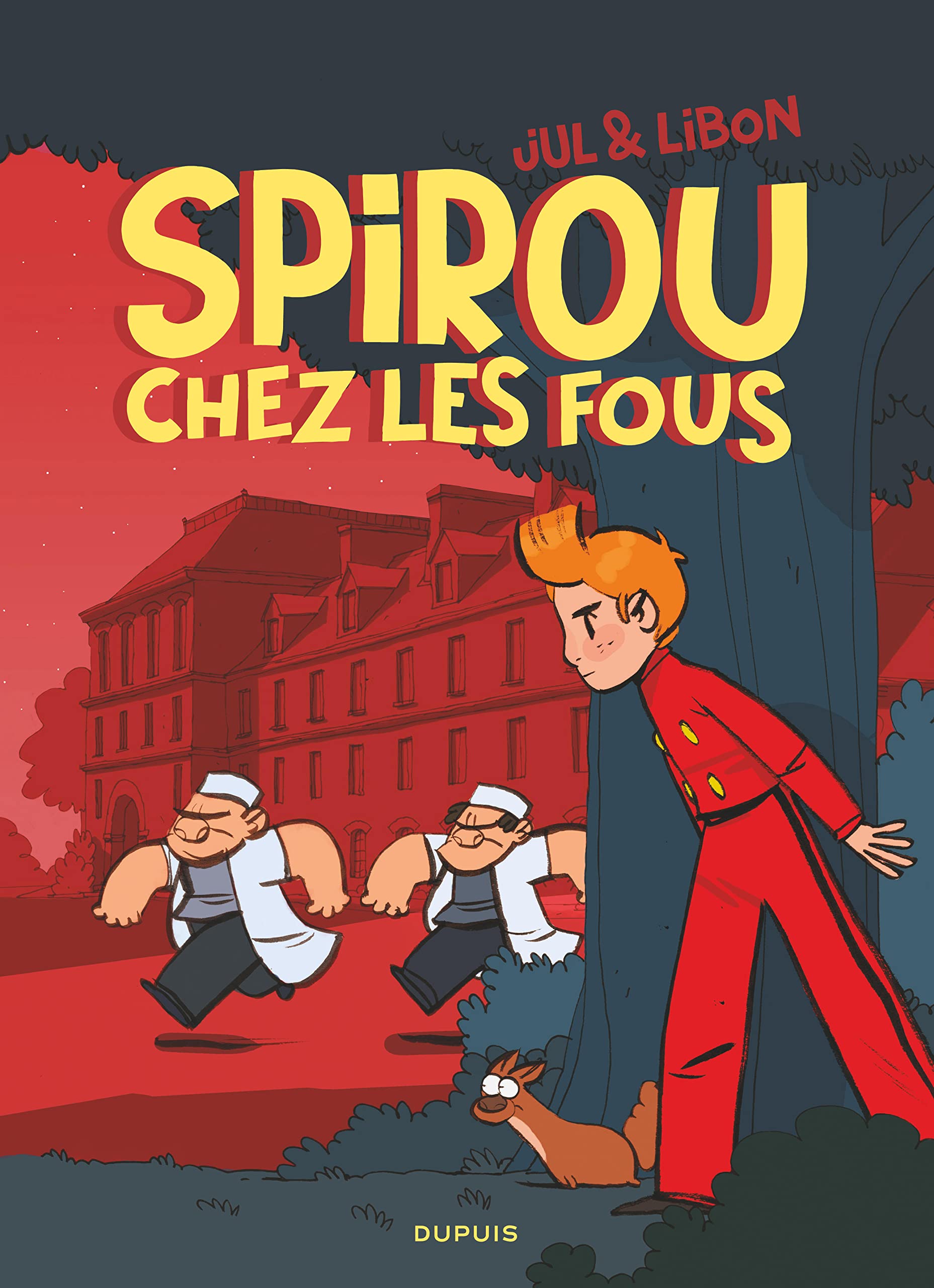 Spirou chez les fous book cover