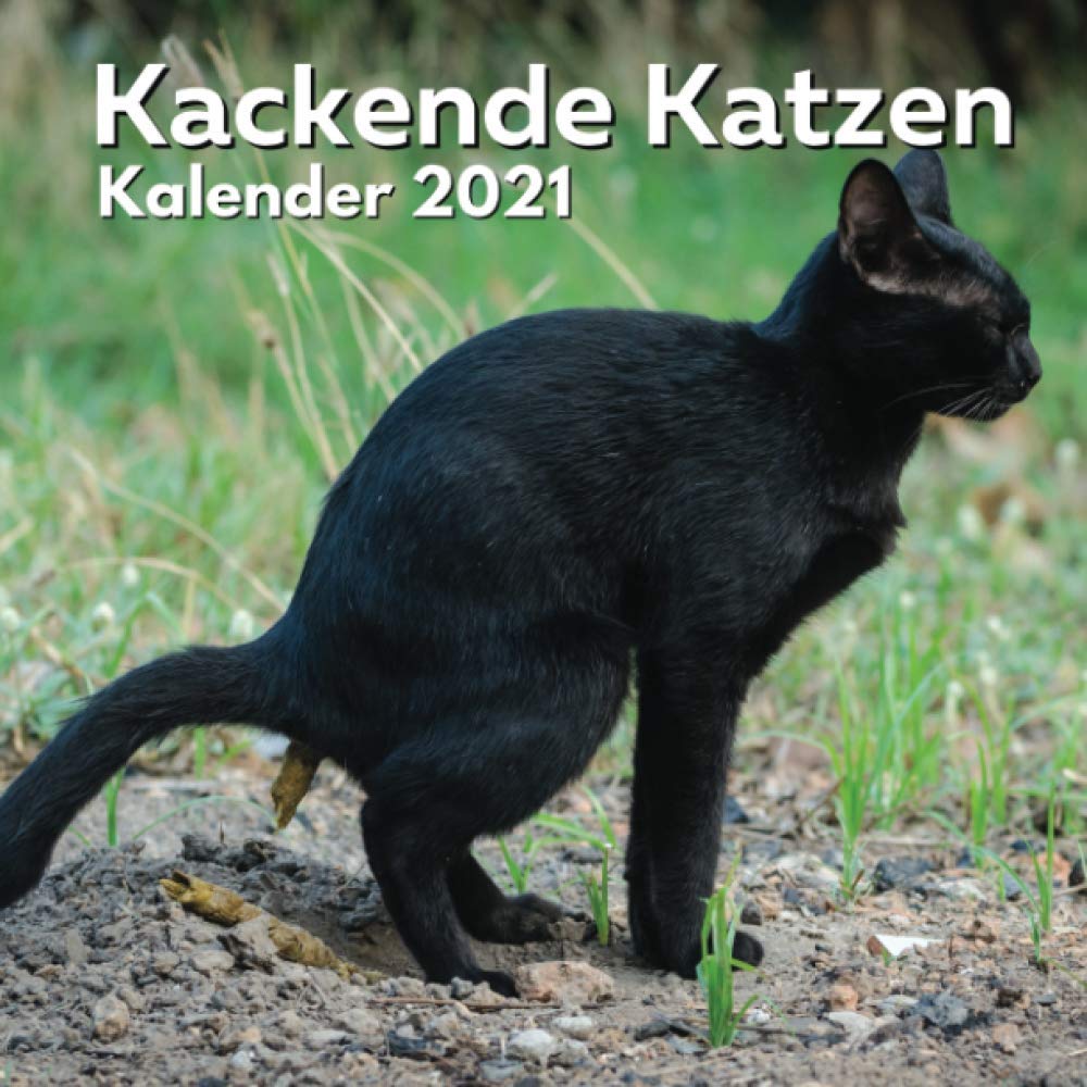 Kackende Katzen Kalender 2021: Katzenliebhaber Geschenke Lustig