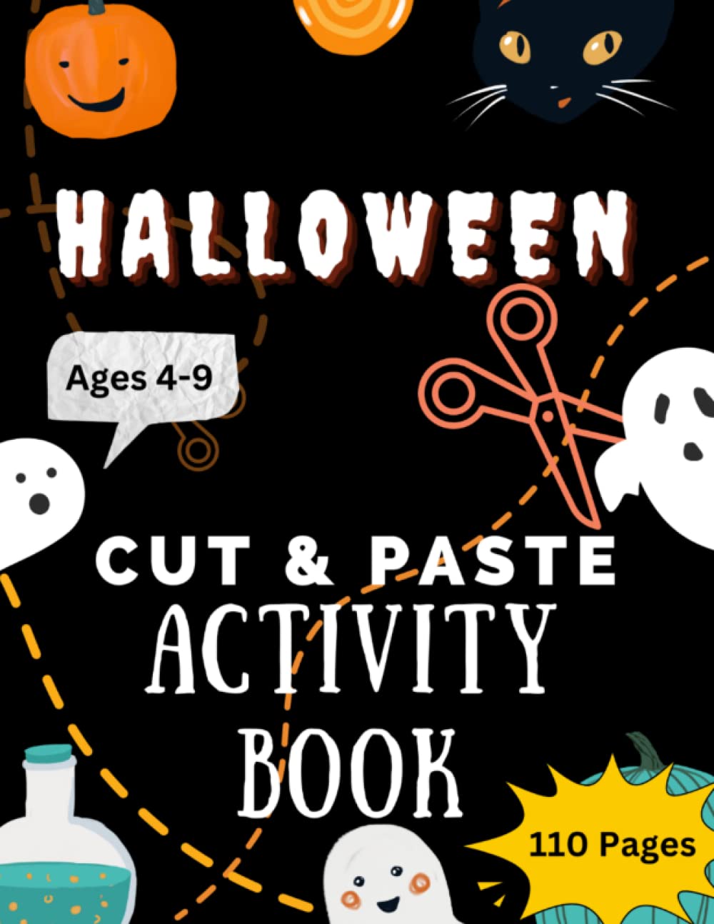 Kindergarten Halloween Games A Fun & Spooky Activity Book Halloween