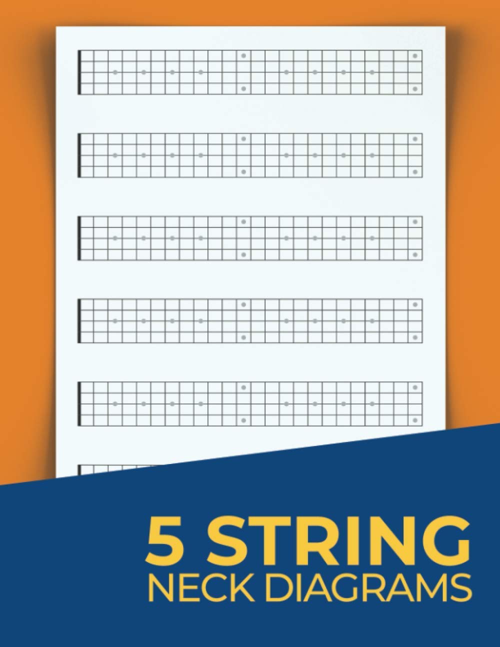 5 String Notes 5 String Fretboard Diagram | 5-String Bass Guitar Printable Fretboard ...