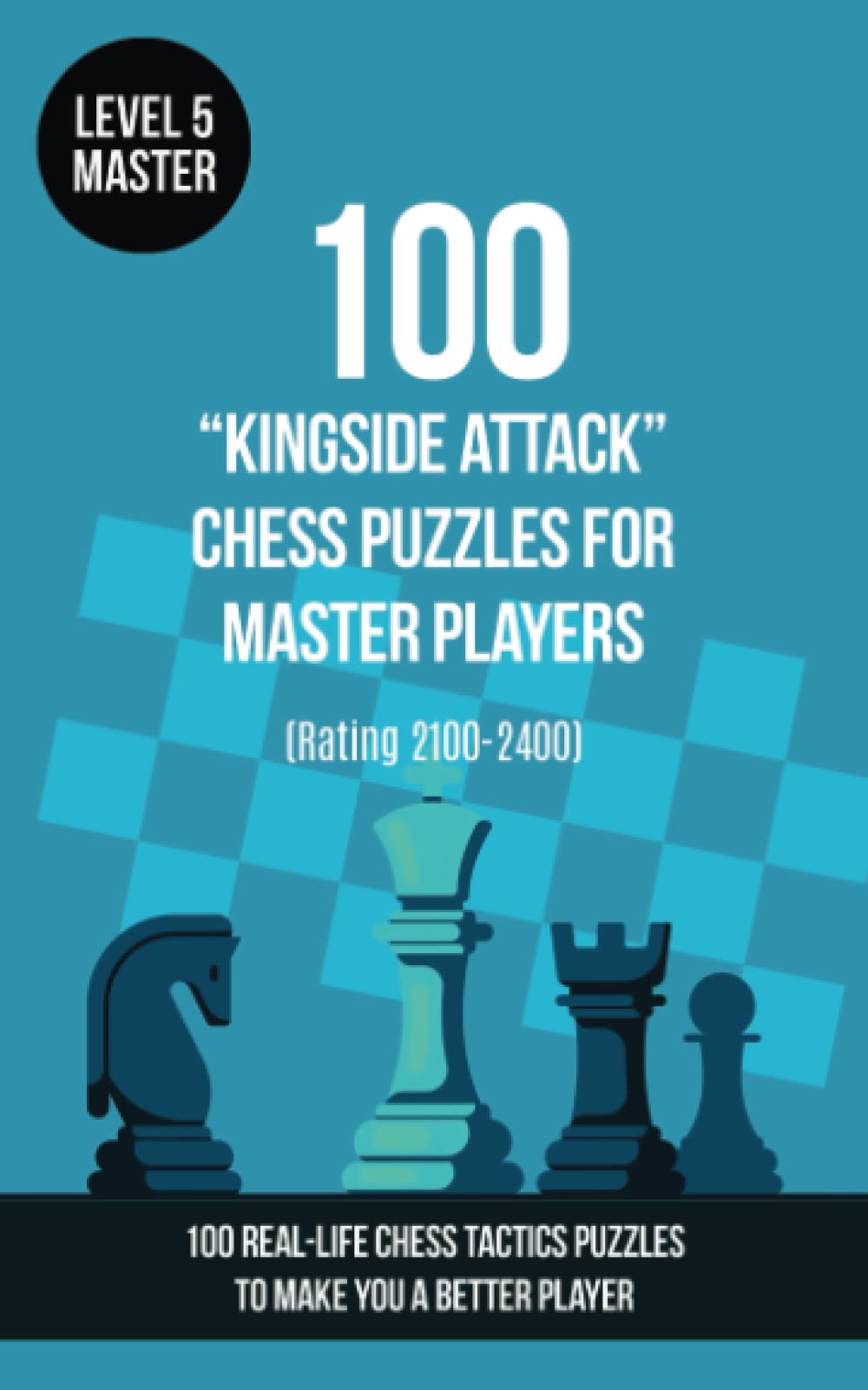 100 “Kingside Attack” Chess Puzzles for Master Players (Rating 2100